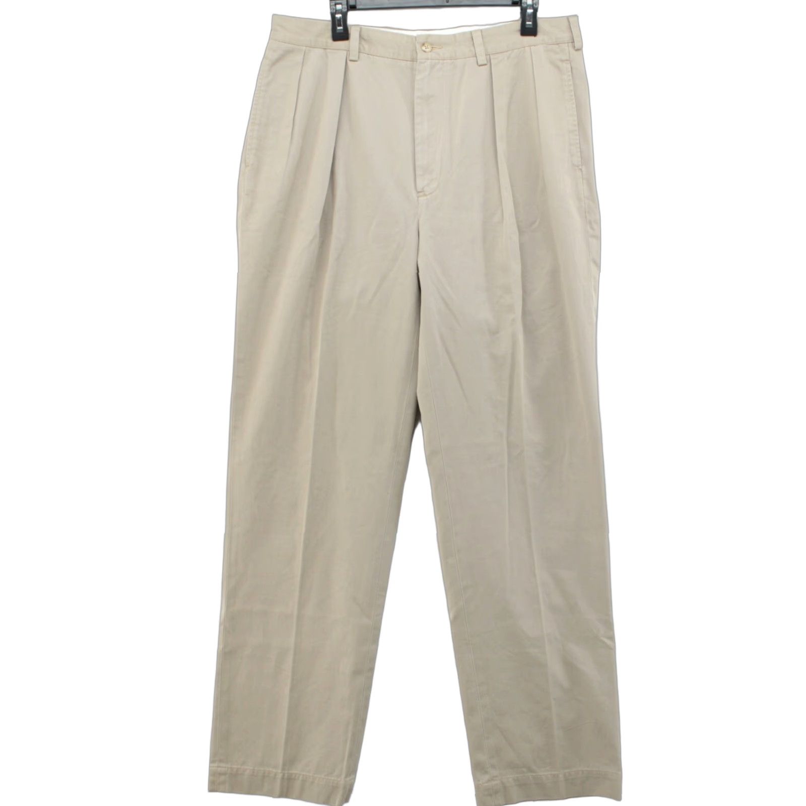 VINTAGE Polo Ralph Lauren Andrew Pants Mens 36x33 Chino Pleated