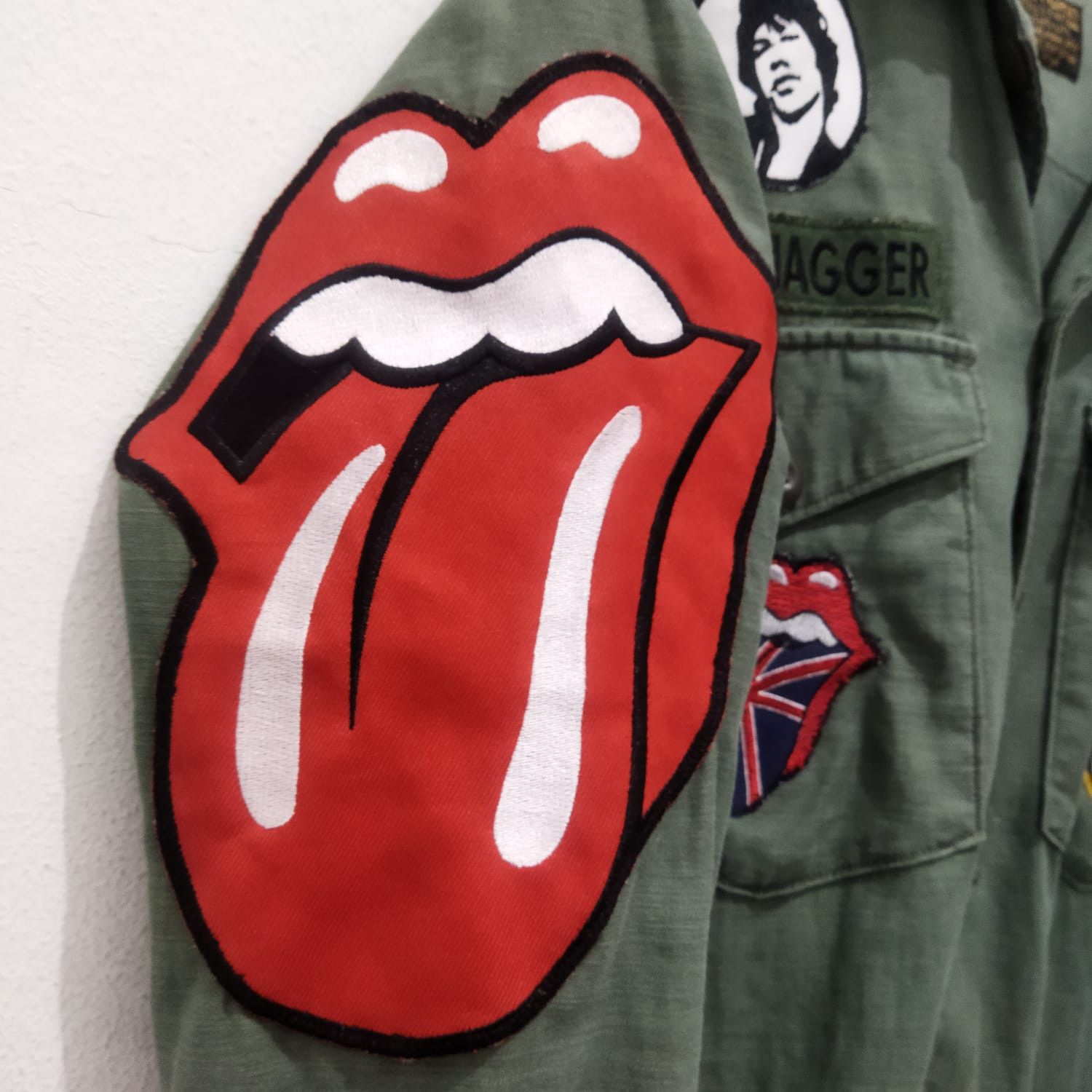 Japanese Brand × Wacko Maria Rolling Stones Army Jacket Mick Jagger custom patches Size M / US 6-8 / IT 42-44 - 7 Thumbnail