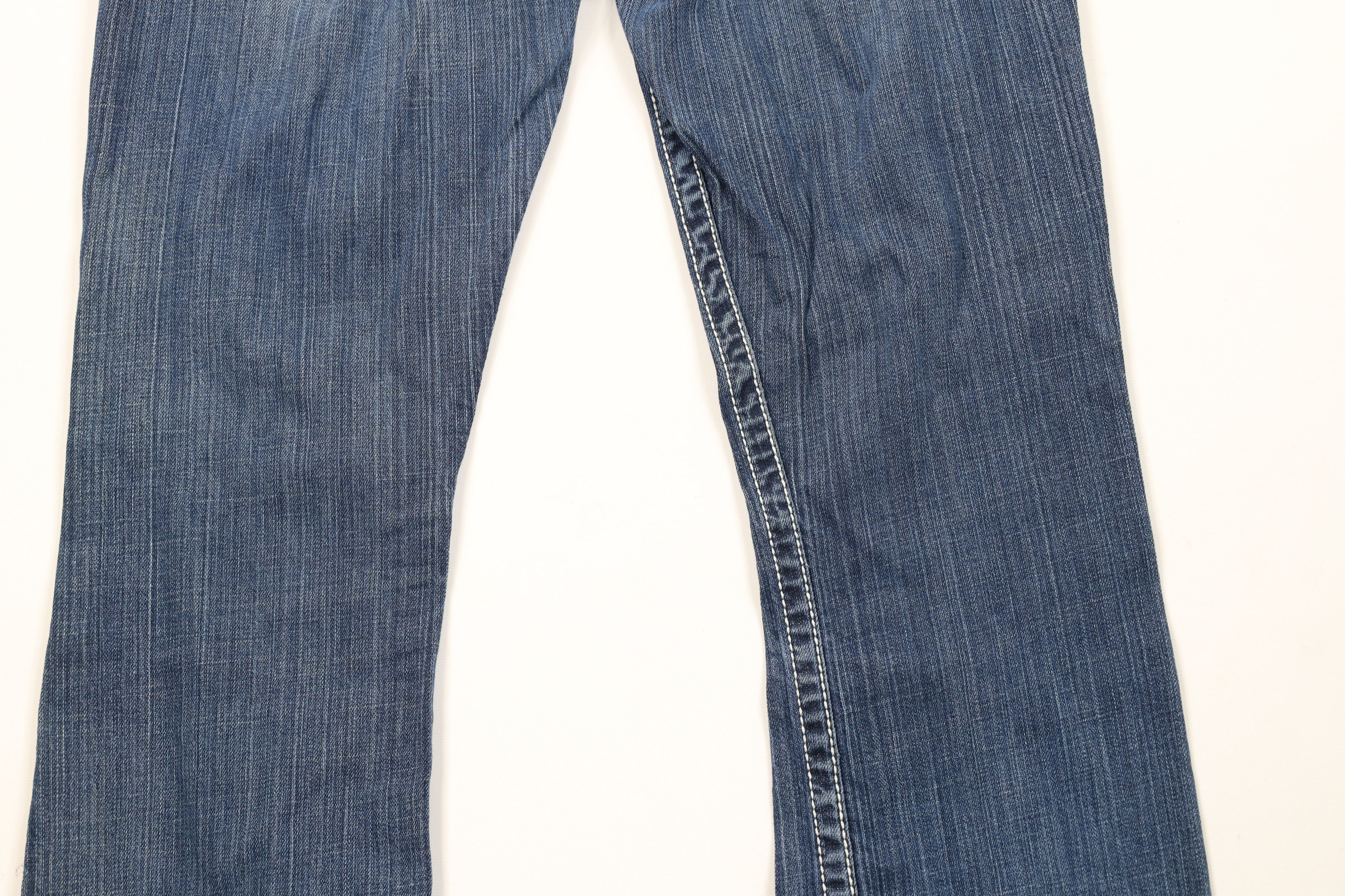 Vintage Buckle BKE Thick Stitch Culture Boot Cut Denim Jeans Blue Size 30" / US 8 / IT 44 - 12 Thumbnail