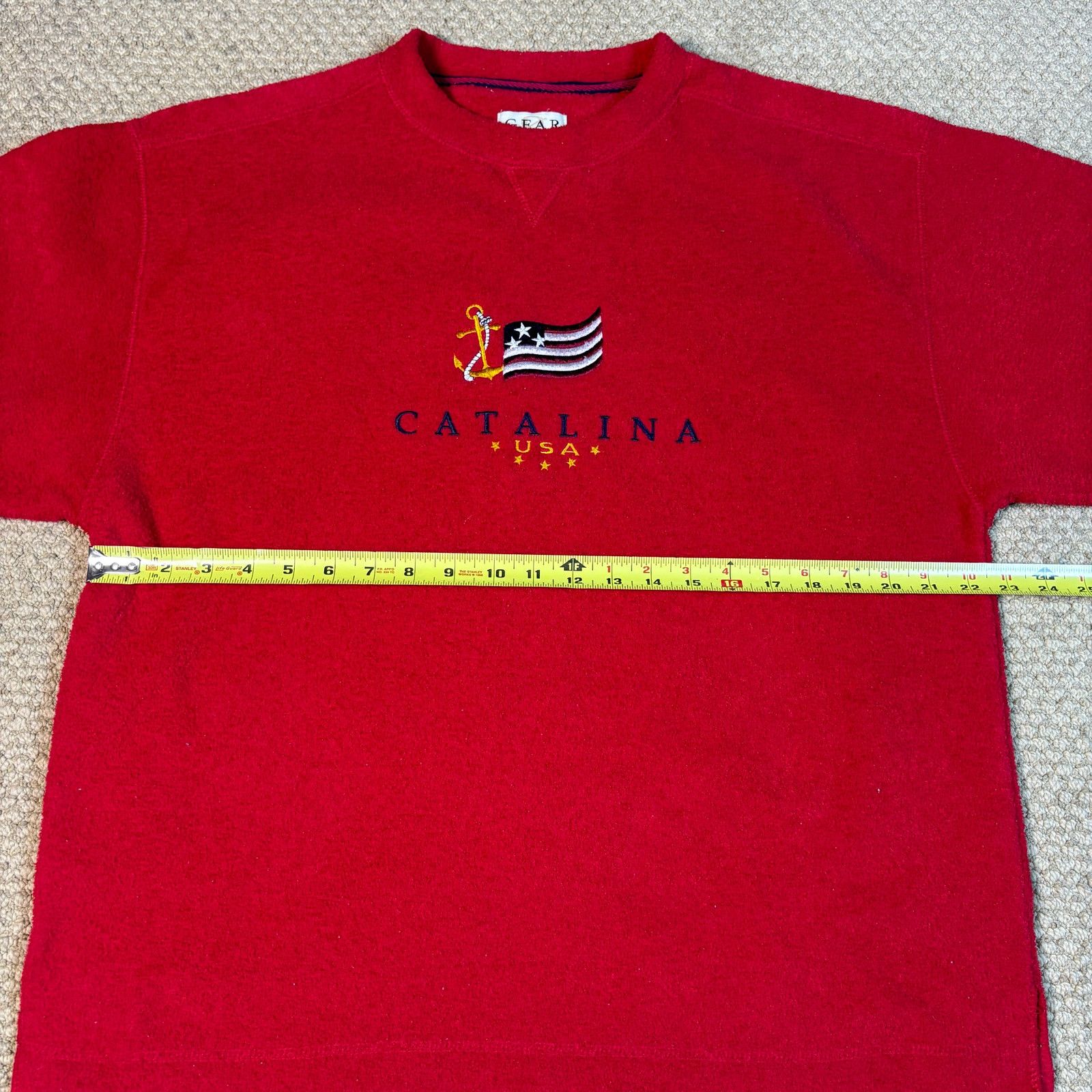 Gear for Sports vintage 90s retro Gear For Sports Catalina USA fleece crew M Size US M / EU 48-50 / 2 - 5 Thumbnail