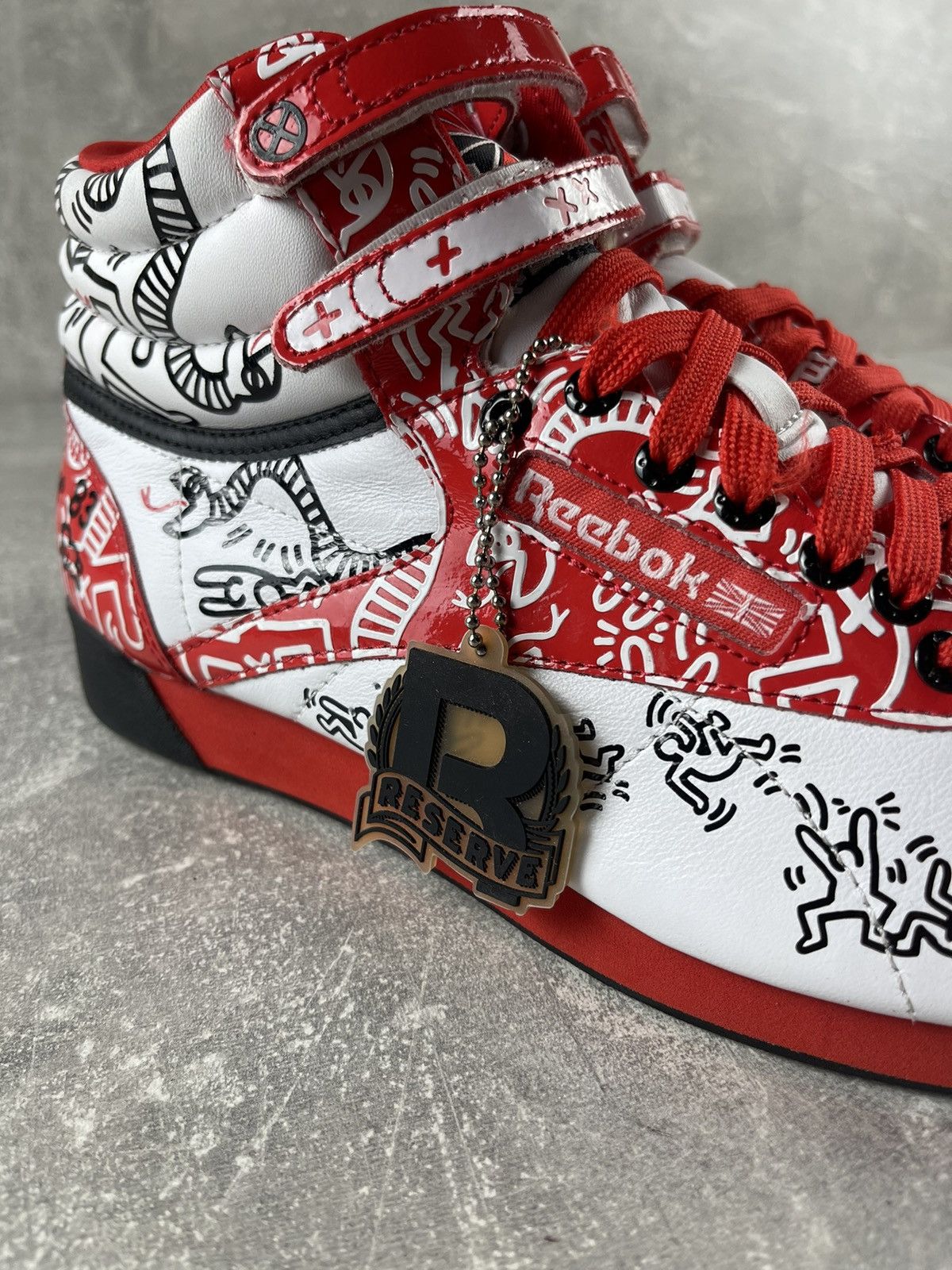 Reebok Reebok × Keith Haring Freestyle Hi 2013 Limited Edition Size US 8.5 / IT 38.5 - 8 Thumbnail
