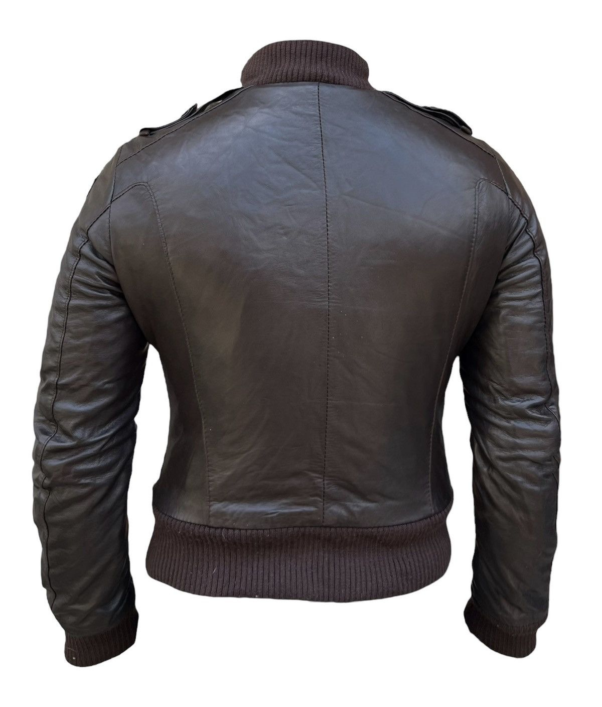 Japanese Brand Maurizio Italy Bondage Biker Leather Racing Jacket Size US S / EU 44-46 / 1 - 4 Thumbnail