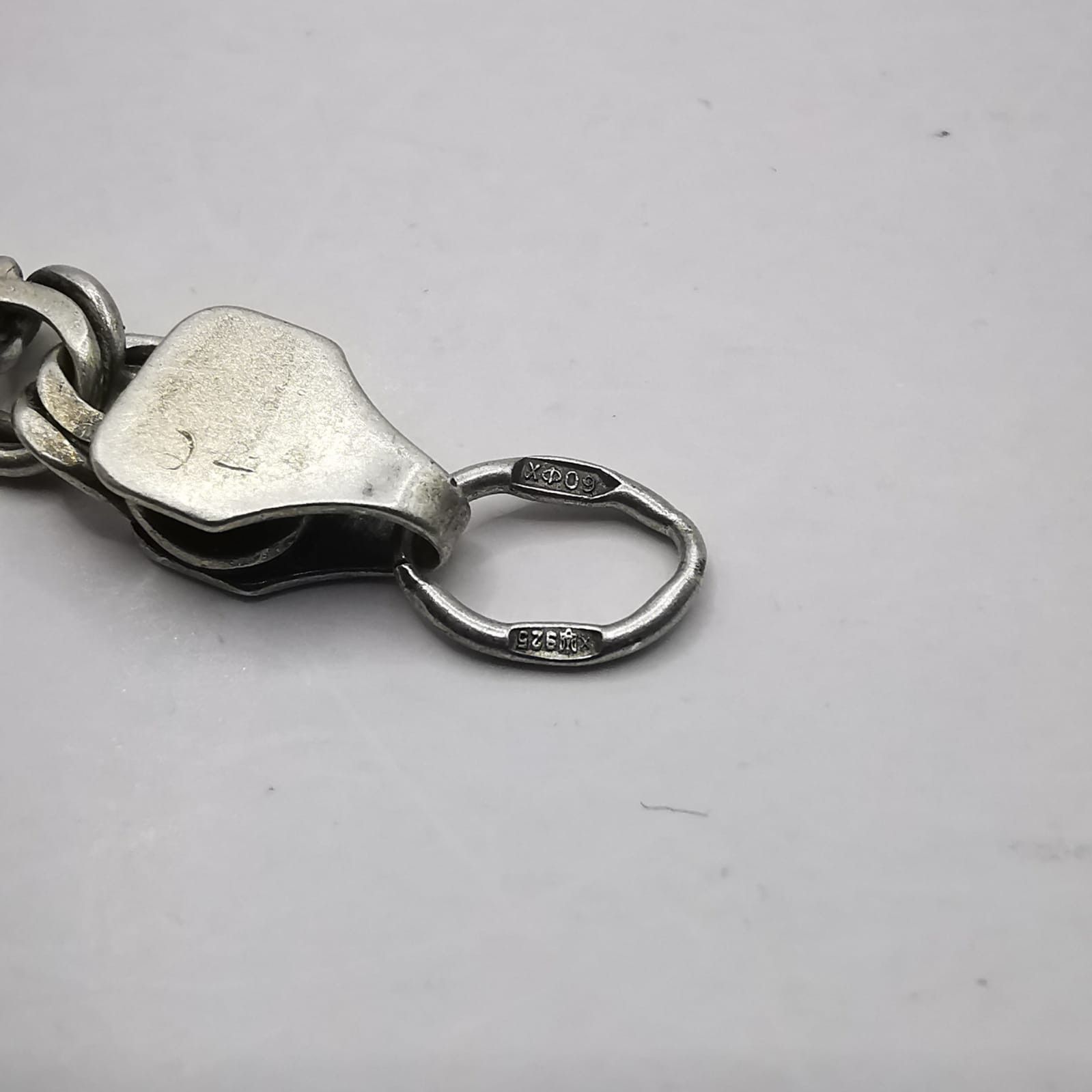 Sterling Silver Vintage Jewelry Chain, 925 Sterling Silver, Signed 26.14g Size ONE SIZE - 6 Thumbnail