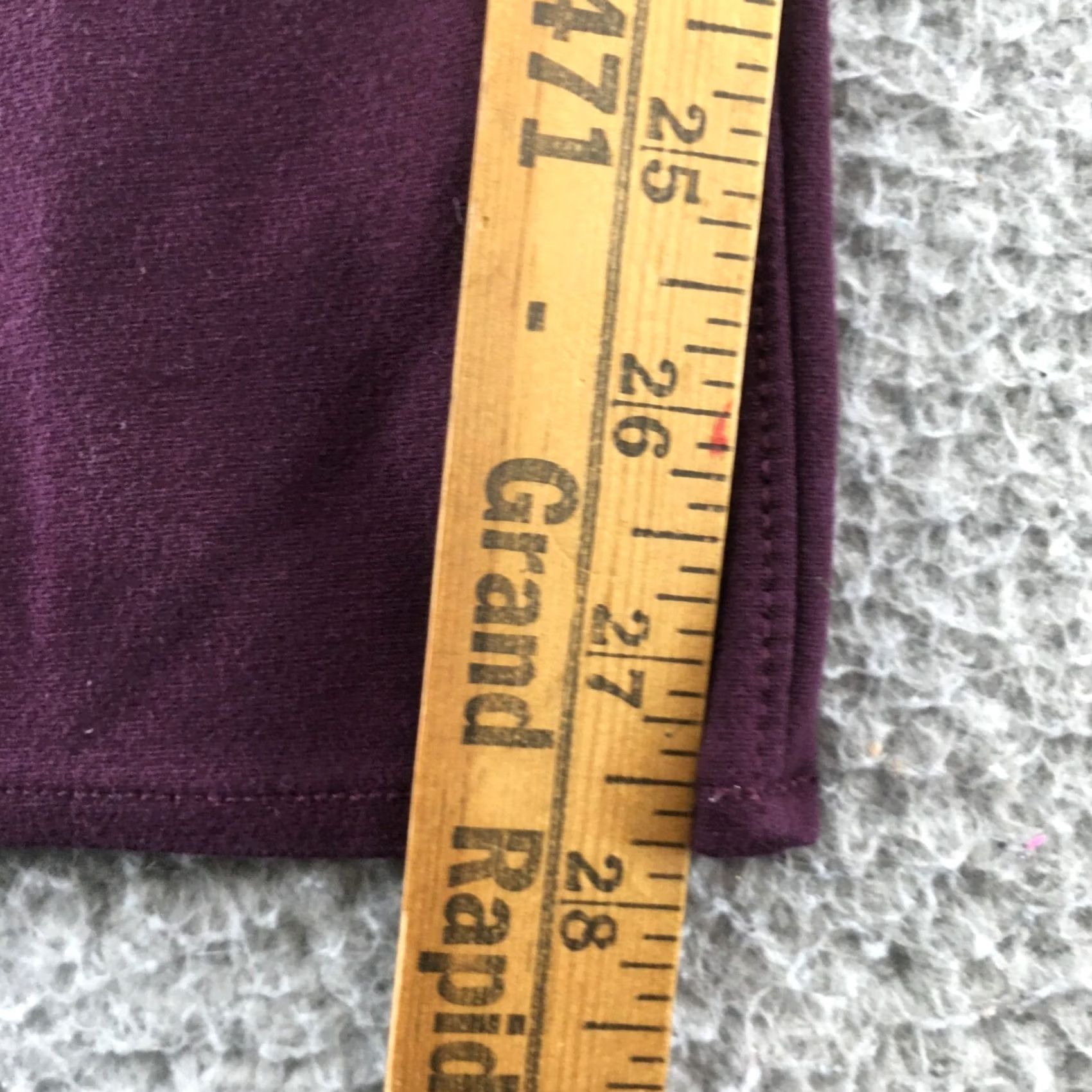 Calvin Klein Calvin Klein & Co Trouser Pants Womens 16 Purple Tapered Leg Mid Rise Zip Fly Pants Mens? Size 38" / US 16 / IT 52 - 7 Thumbnail