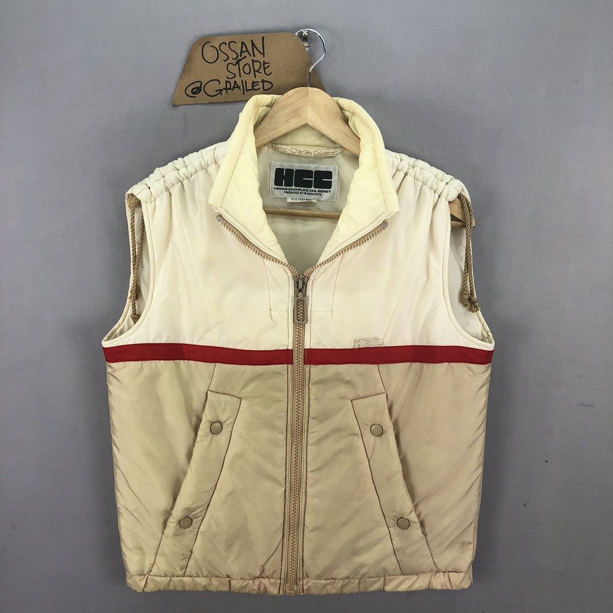 Descente Vintage HCC by Descente Padded Zipper Vests Size US M / EU 48-50 / 2 - 1 Thumbnail