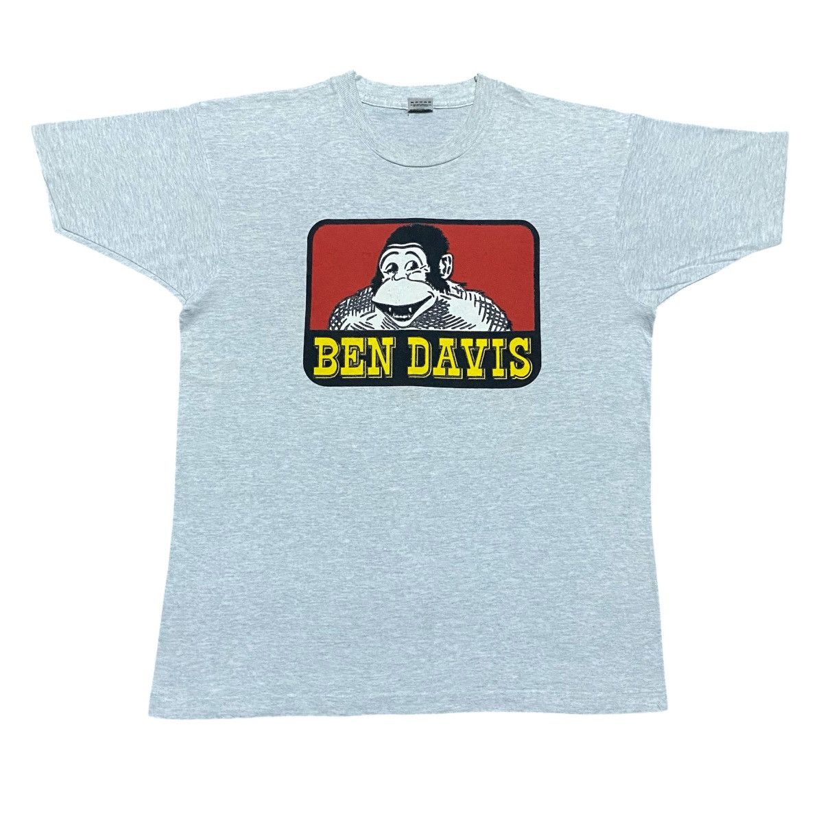 Ben Davis × Fruit Of The Loom × Vintage Rare‼️🔥Vintage Ben Davis Big Logo Single Stitch T -Shirt Size US M / EU 48-50 / 2 - 1 Thumbnail