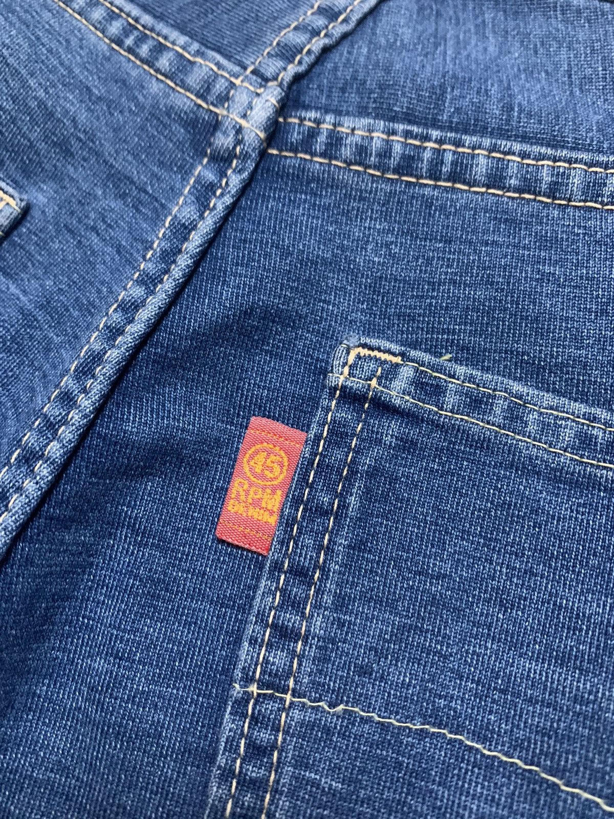 Japanese Brand Vintage 45rpm Studio Soft Denim Wide Pant Size US 32 / EU 48 - 3 Thumbnail