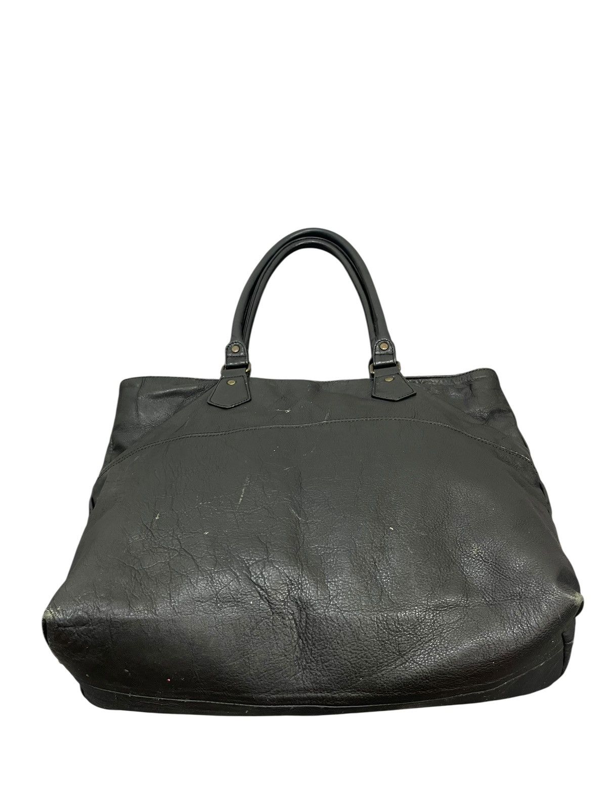 Leather Full Leather Ships Jet Blue Tote Shoulder Bag 1🟩2 Size ONE SIZE - 13 Thumbnail