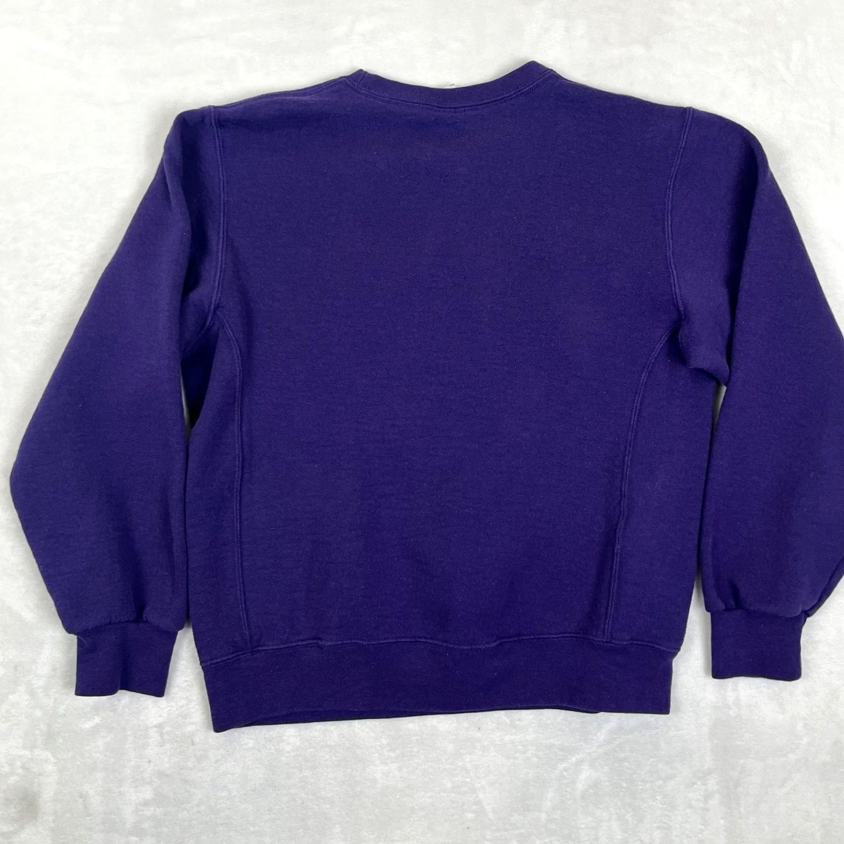 Russell Athletic VINTAGE Russell Athletic Sweatshirt Mens M Purple Crewneck Fleece Blank Logo Solid) Size US M / EU 48-50 / 2 - 6 Thumbnail