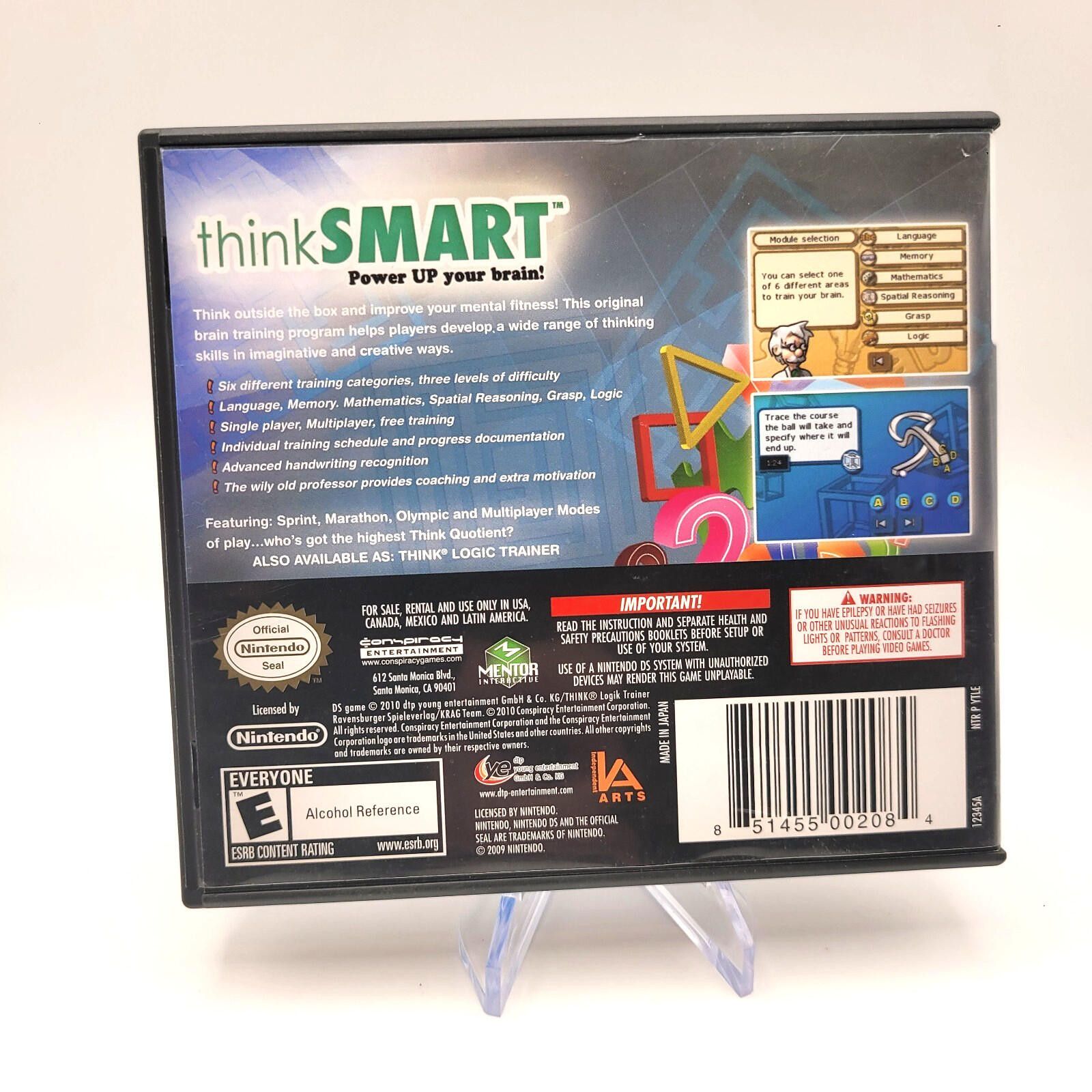 Nintendo Think Smart Power Up Your Brain! - Nintendo Ds Size ONE SIZE - 2 Thumbnail