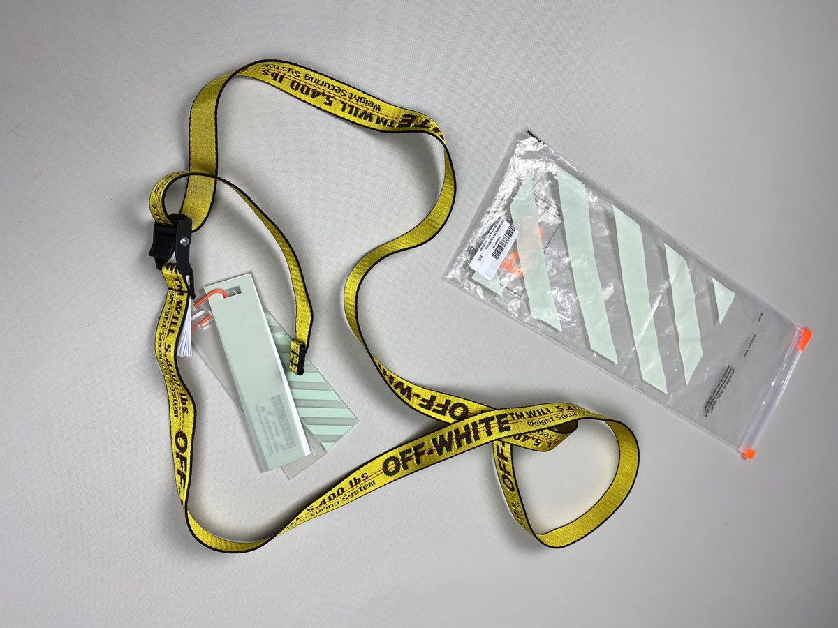 Off-White BNWT! Off-white Carry OV Mini Industrial belt one Size Size ONE SIZE - 14 Thumbnail