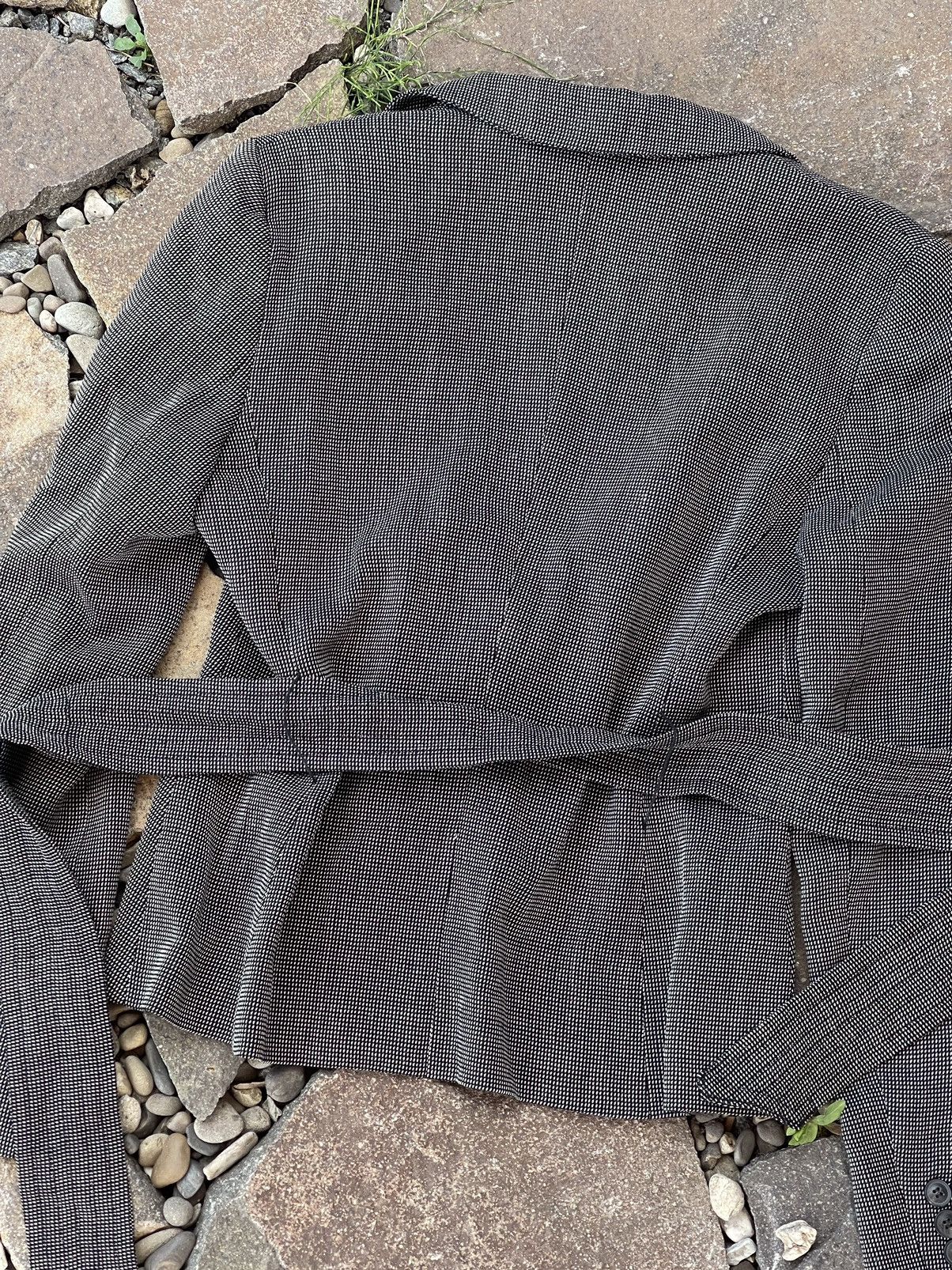 Max Mara Max Mara wool belt grey blazer Size M / US 6-8 / IT 42-44 - 11 Thumbnail