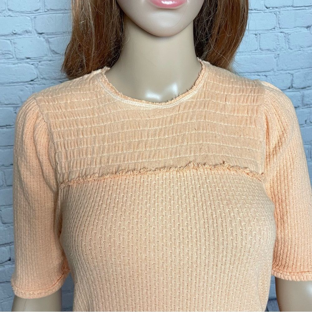 Free People NWT New $78 Free People Care Red Delicious Orange Cotton T- Size M / US 6-8 / IT 42-44 - 5 Thumbnail