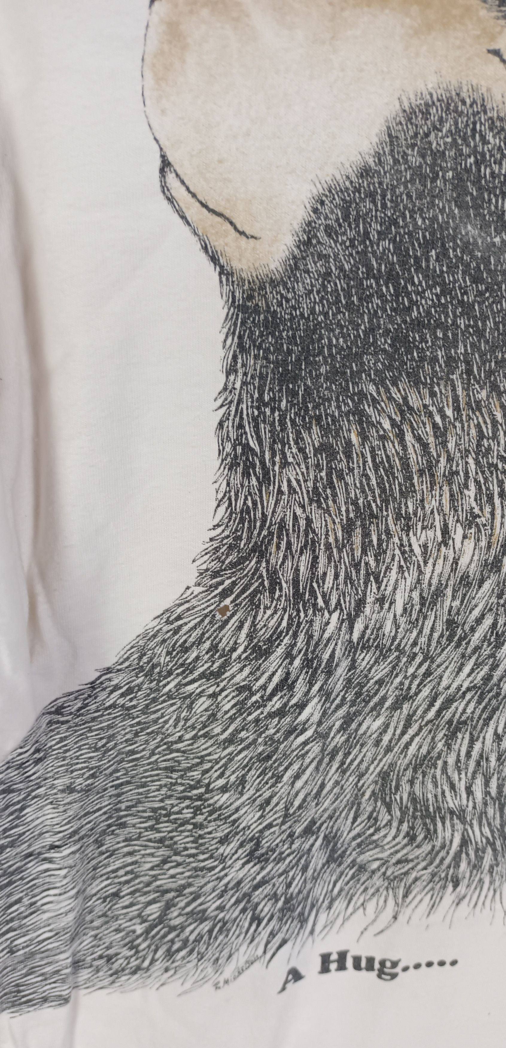Hanes × Vintage Vintage💥A Hug.. Whellhouse Design Size US M / EU 48-50 / 2 - 2 Thumbnail