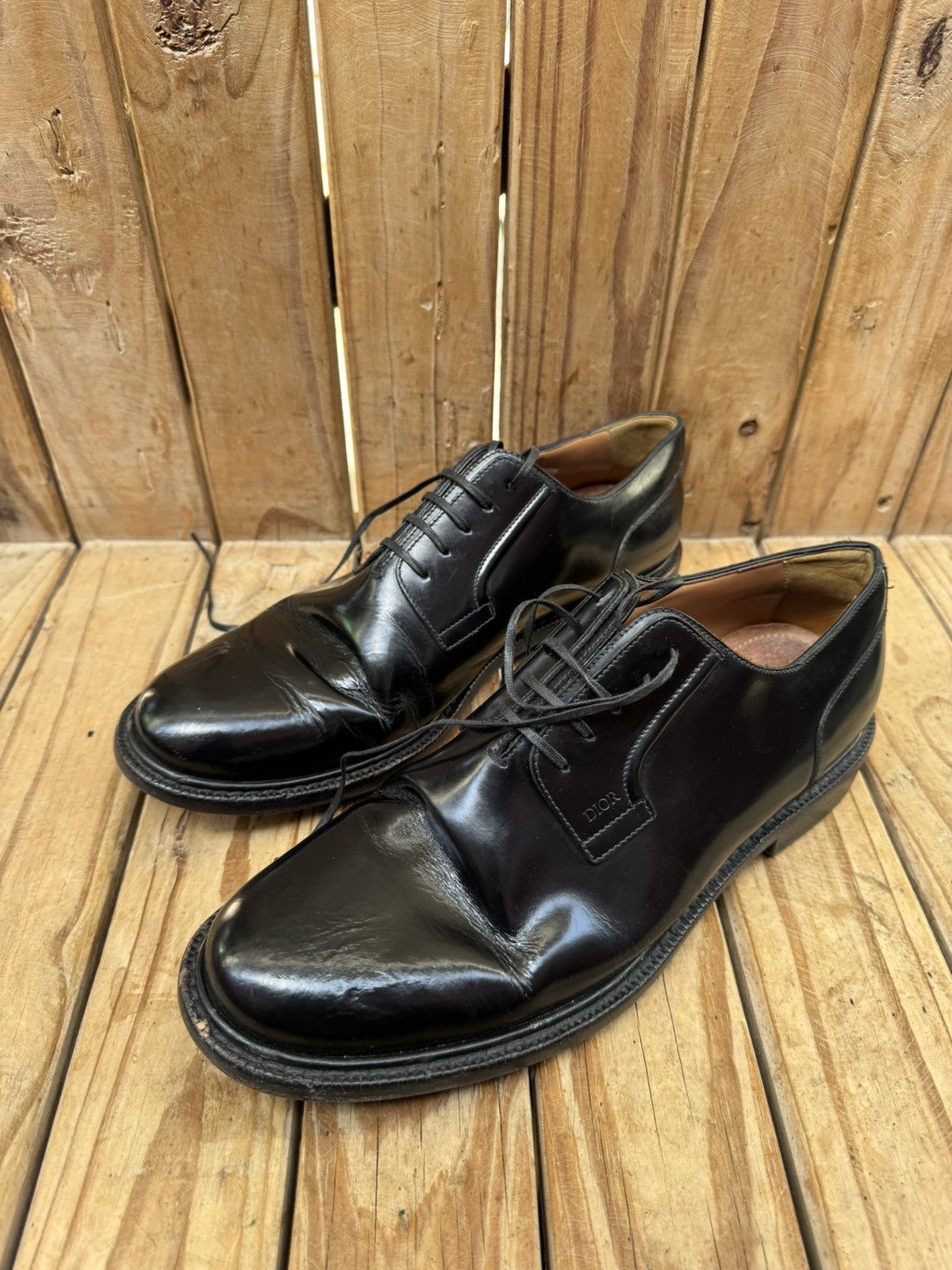 Christian Dior Monsieur Christian Dior black leather derby dress Shoes EUR 41 UK 7 Size US 8 / EU 41 - 23 Thumbnail