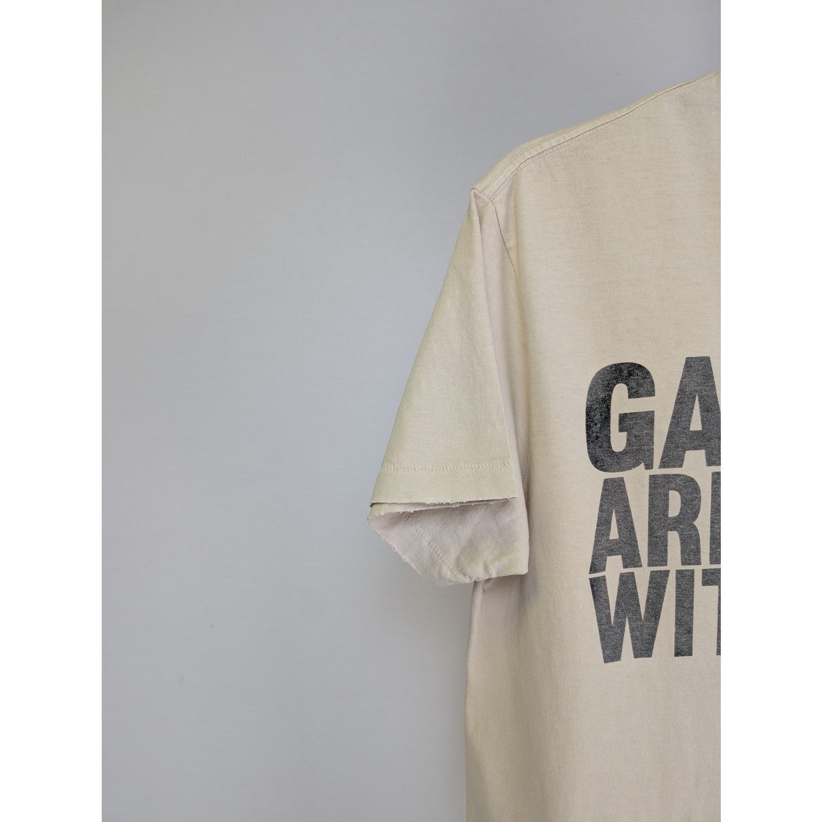 Gallery Dept. o1rshd1 Galleries are Boring without us T-Shirt in Beige Size US M / EU 48-50 / 2 - 2 Thumbnail