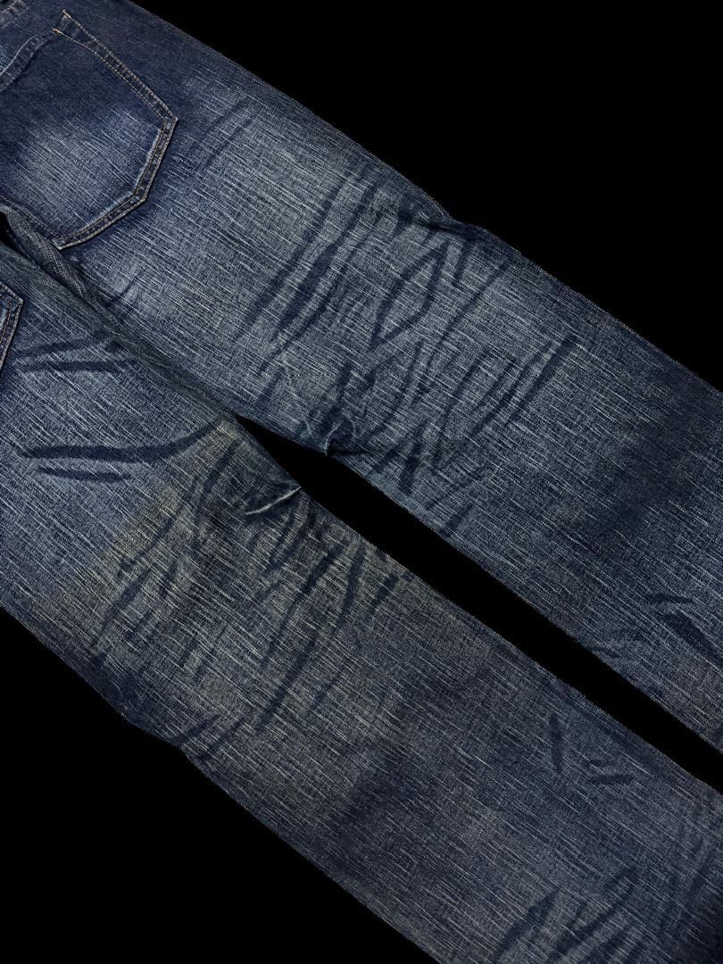 Japanese Brand INSANE Vintage Japanese Bison Sick Washed Bootcut Jean Rare Size US 35 - 17 Thumbnail