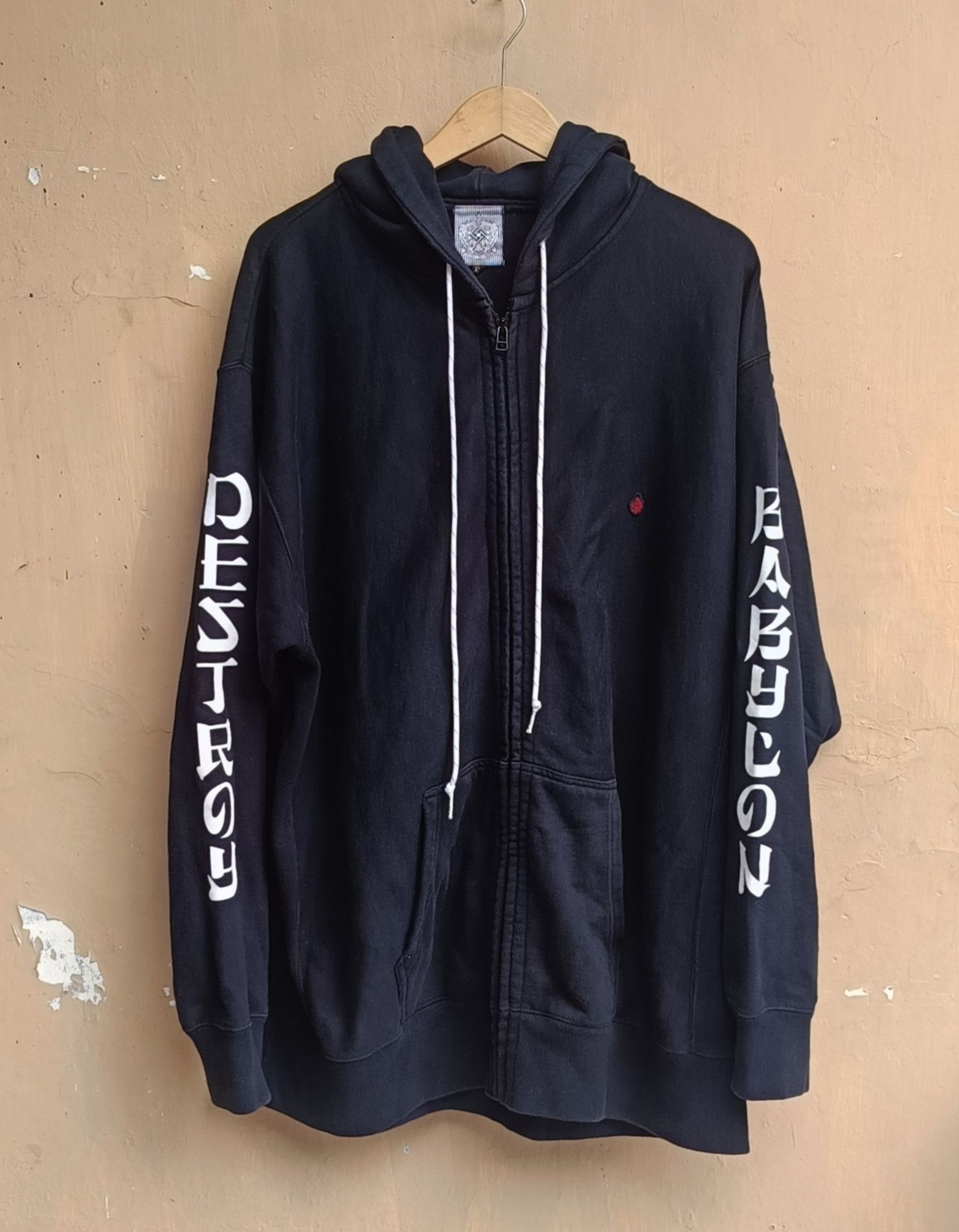 Vintage Hoodie destroy babylon vintage Size US XXL / EU 58 / 5 - 1 Thumbnail