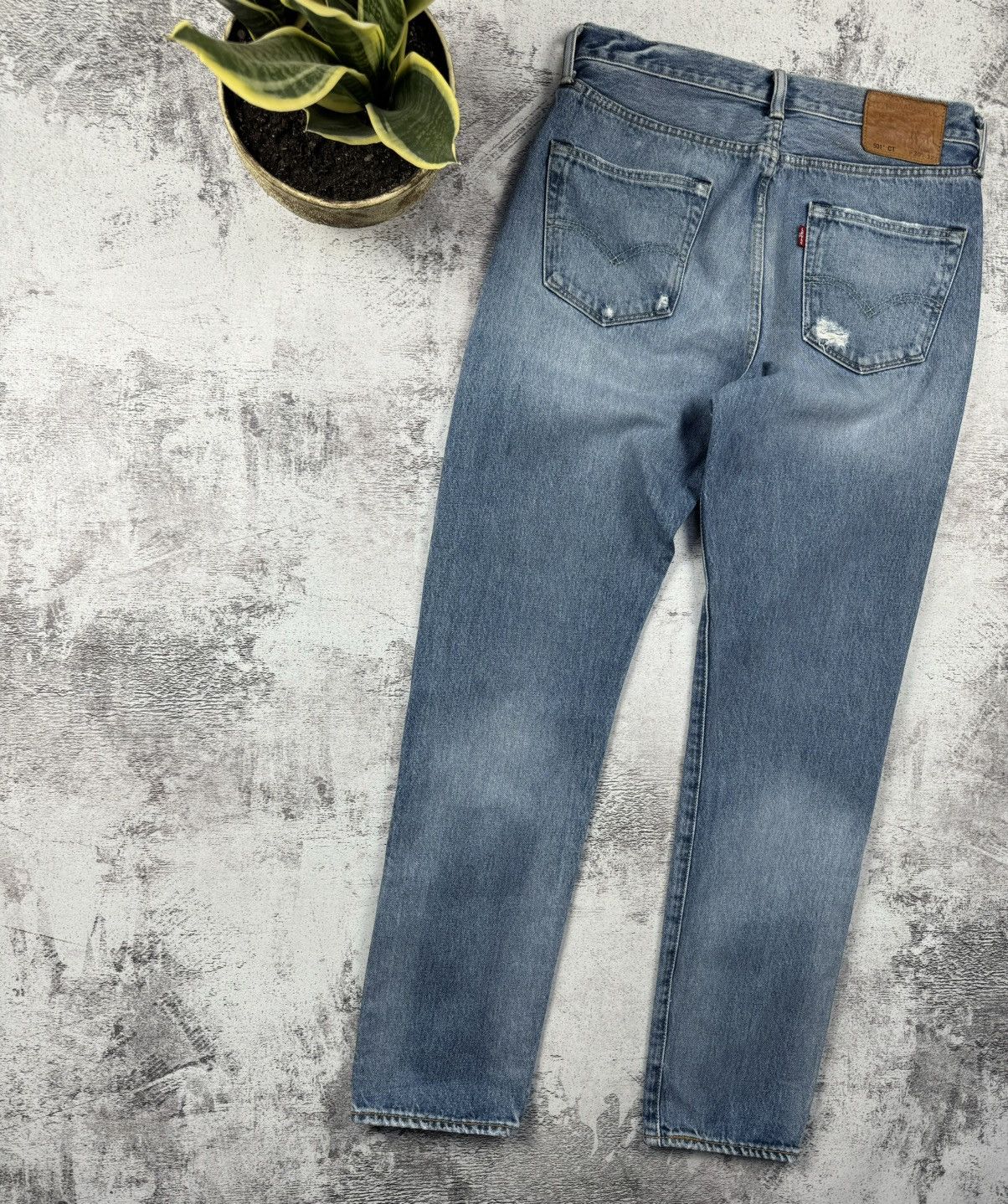 Levi's Vintage Levis 501 Distressed Y2K Avant Garde Pants Jeans Size US 30 / EU 46 - 11 Thumbnail