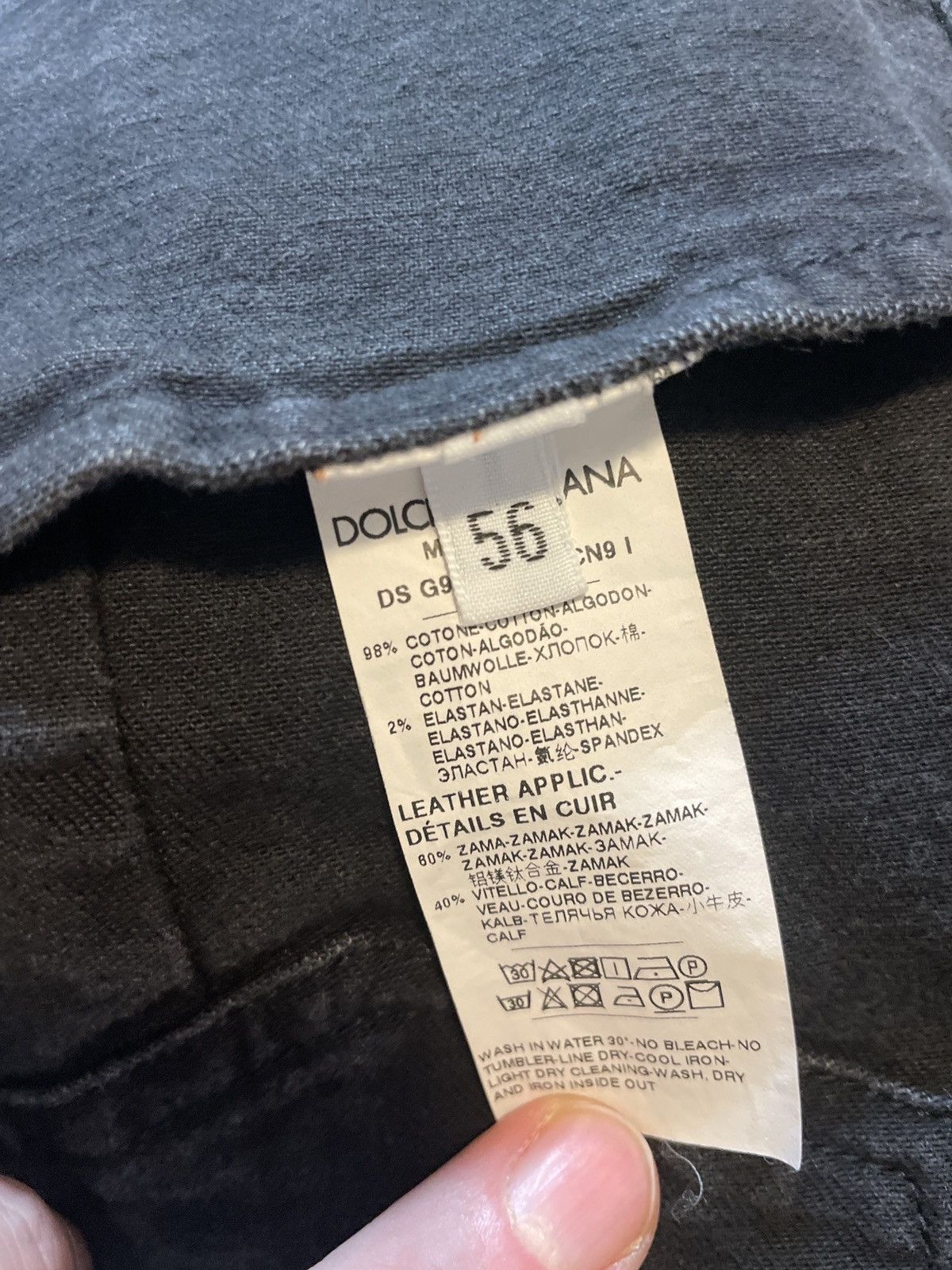 Dolce & Gabbana 1 of 1 denim Dolce&Gabbana jacket Size US XL / EU 56 / 4 - 3 Thumbnail