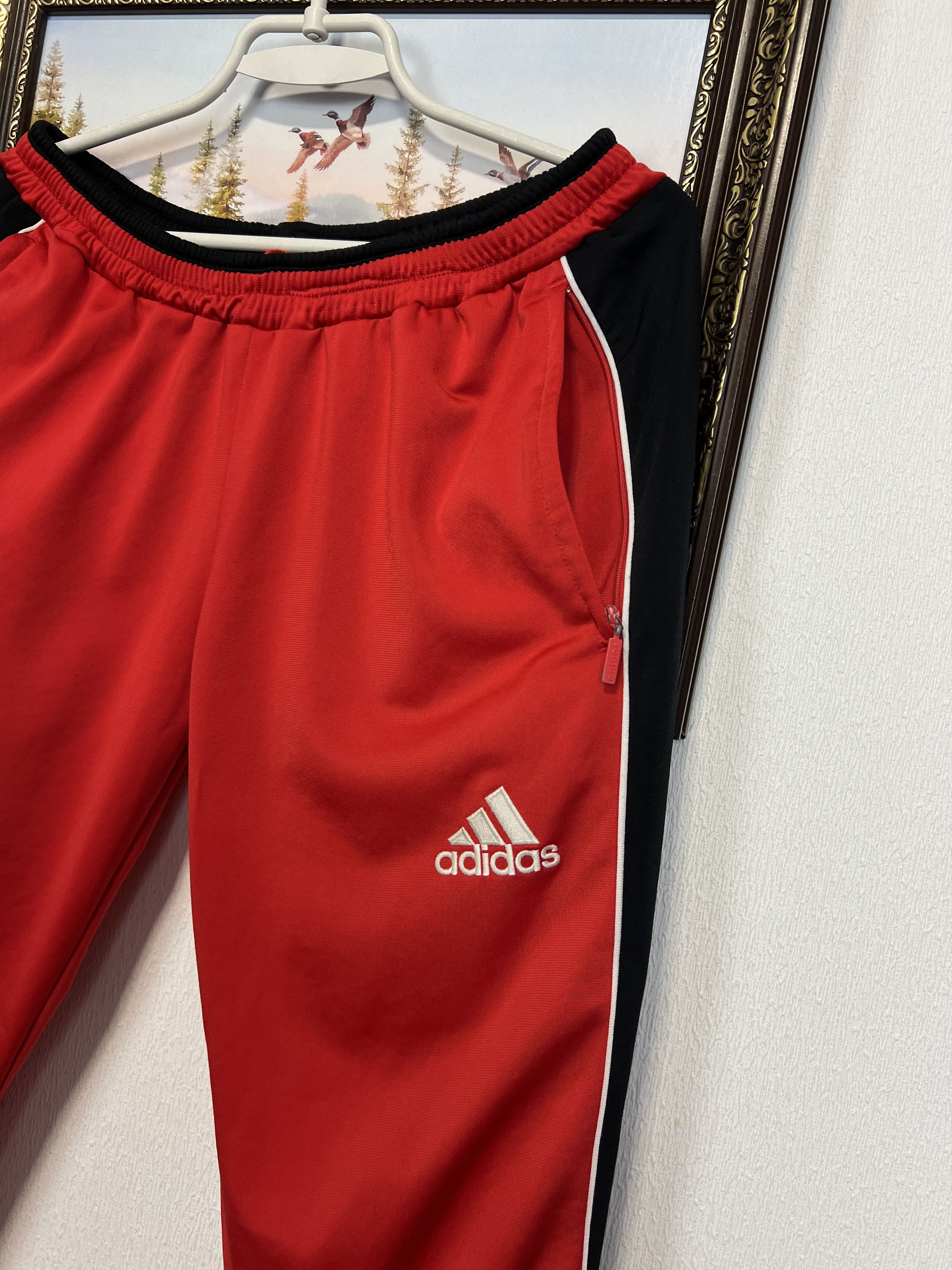 Adidas Vintage 90's AC Milan Football Sweatpants Soccer Pants Size US 32 / EU 48 - 2 Thumbnail