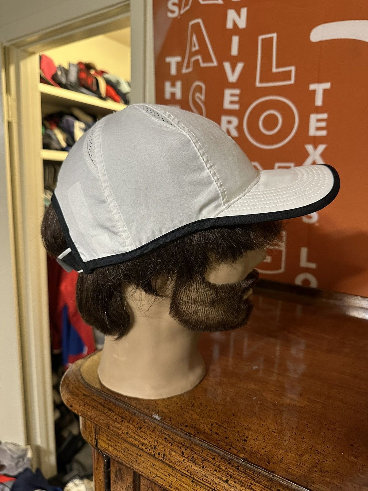 NCAA × Vintage Vintage Nike NCAA Mustang “triple white” hat 00s Size ONE SIZE - 3 Thumbnail