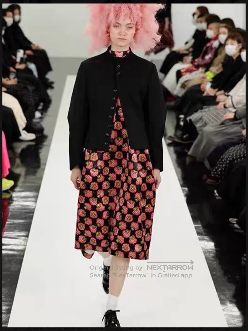 Comme des Garcons Comme Des Garcons Round Neck Floral Dress Size M / US 6-8 / IT 42-44 - 7 Thumbnail