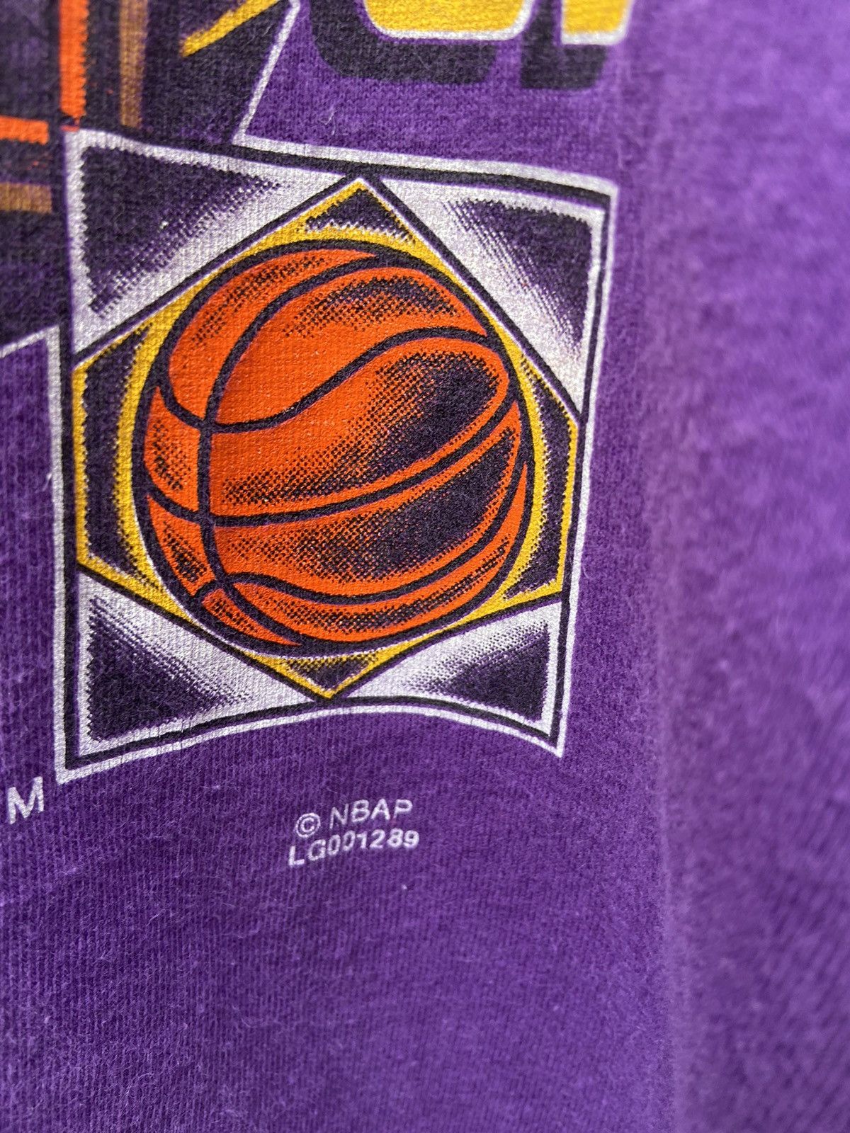 NBA 🔥 Vintage 90s Vintage LA Lakers t shirt NBA Size US L / EU 52-54 / 3 - 5 Thumbnail