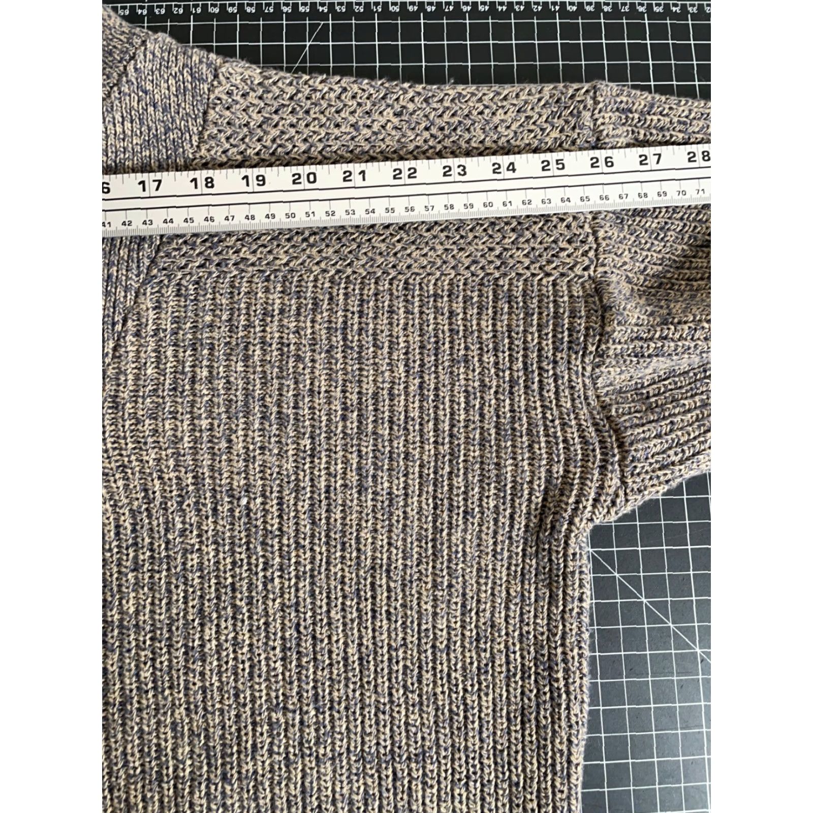 Vintage VINTAGE Old Glory Sweater Shirt Adult Large Brown Marled 100% Cotton Henley 90s Retro Hipster Mens Size US L / EU 52-54 / 3 - 7 Thumbnail