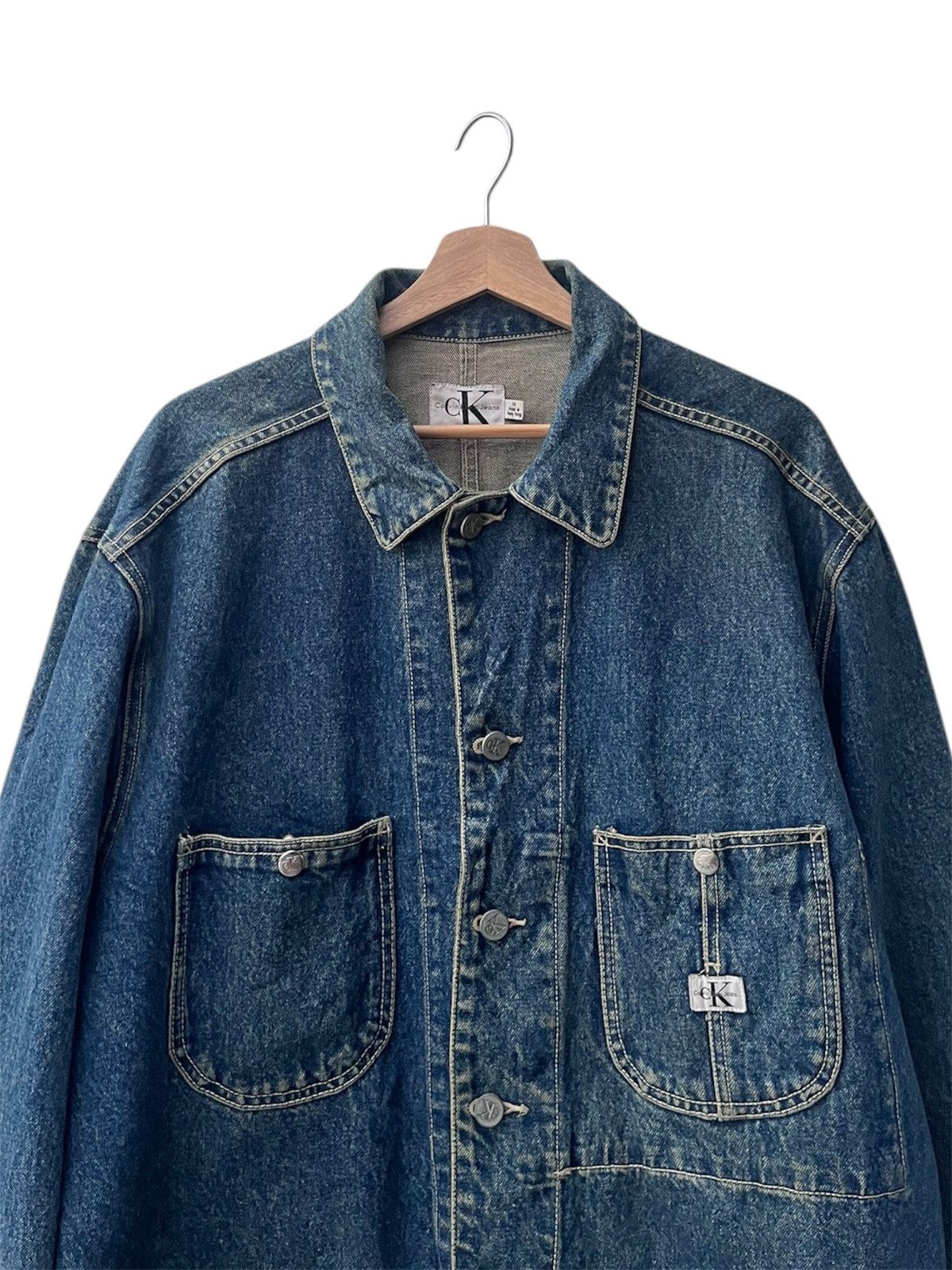 Calvin Klein Vintage Calvin Klein Denim Loco Blouson Jacket Size US M / EU 48-50 / 2 - 6 Thumbnail