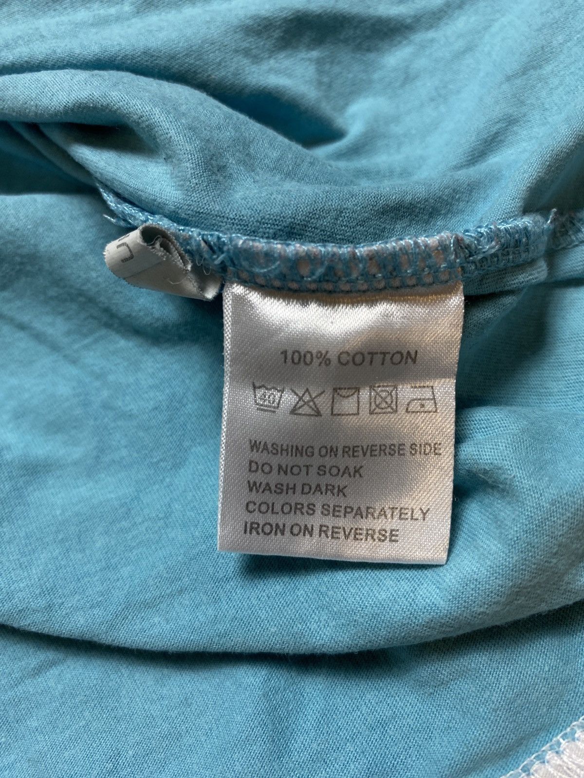 Vintage Yves Saint Laurent ysl blue vintage tshirt big logo Size US M / EU 48-50 / 2 - 4 Thumbnail