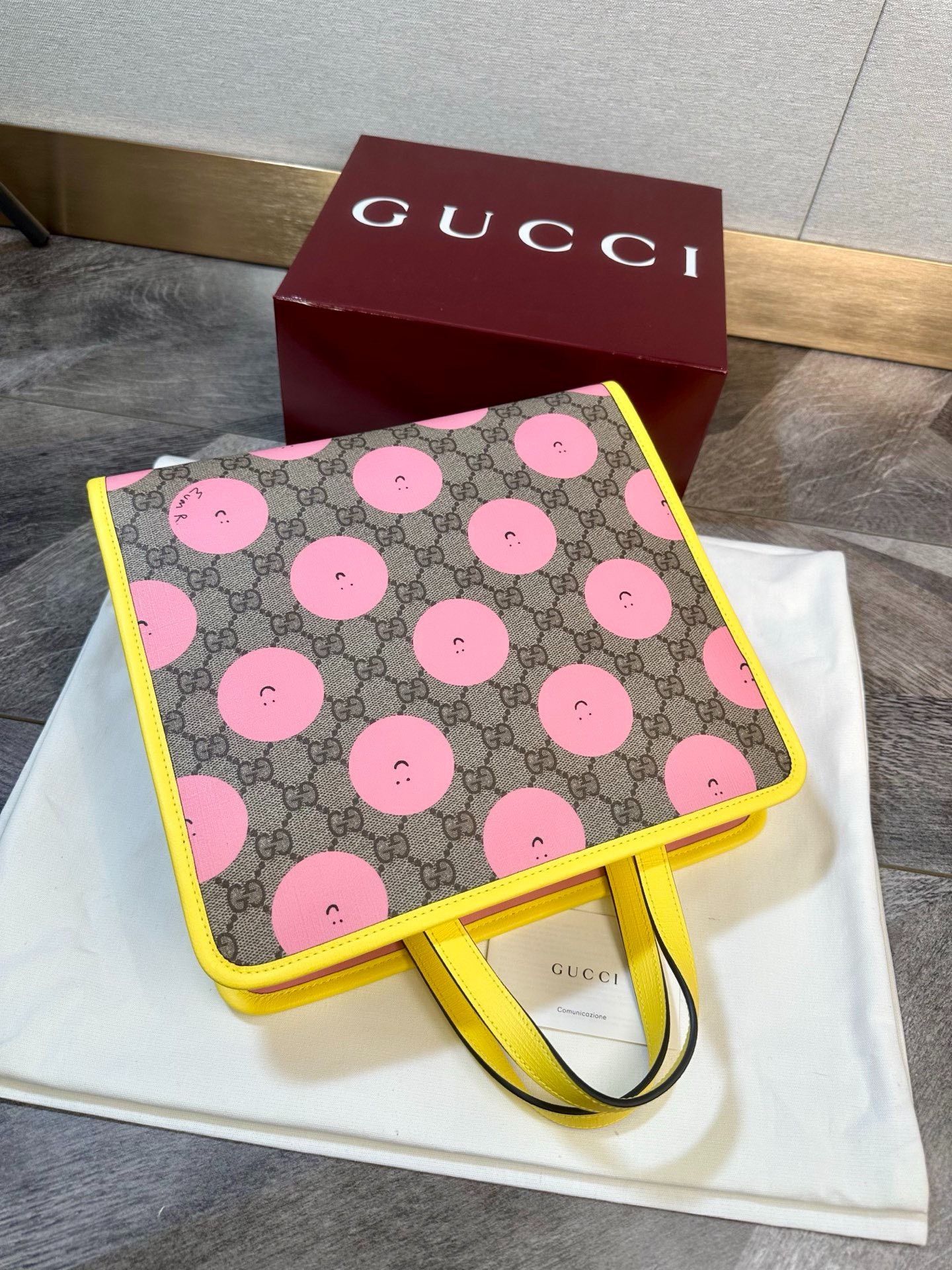 Gucci Gucci Kids Tote Smiley Sun Logo Size ONE SIZE - 1 Thumbnail
