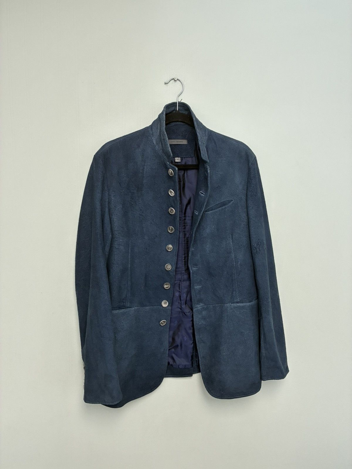 John Varvatos Woodward Multibutton Suede Jacket EU 46 USA 36 Size US S / EU 44-46 / 1 - 7 Thumbnail