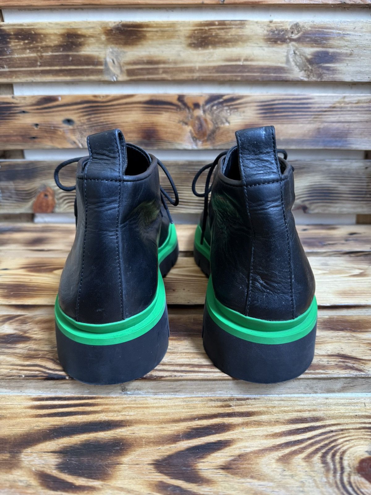 Bottega Veneta Tire ankle lace up boots Size US 7 / EU 40 - 13 Thumbnail