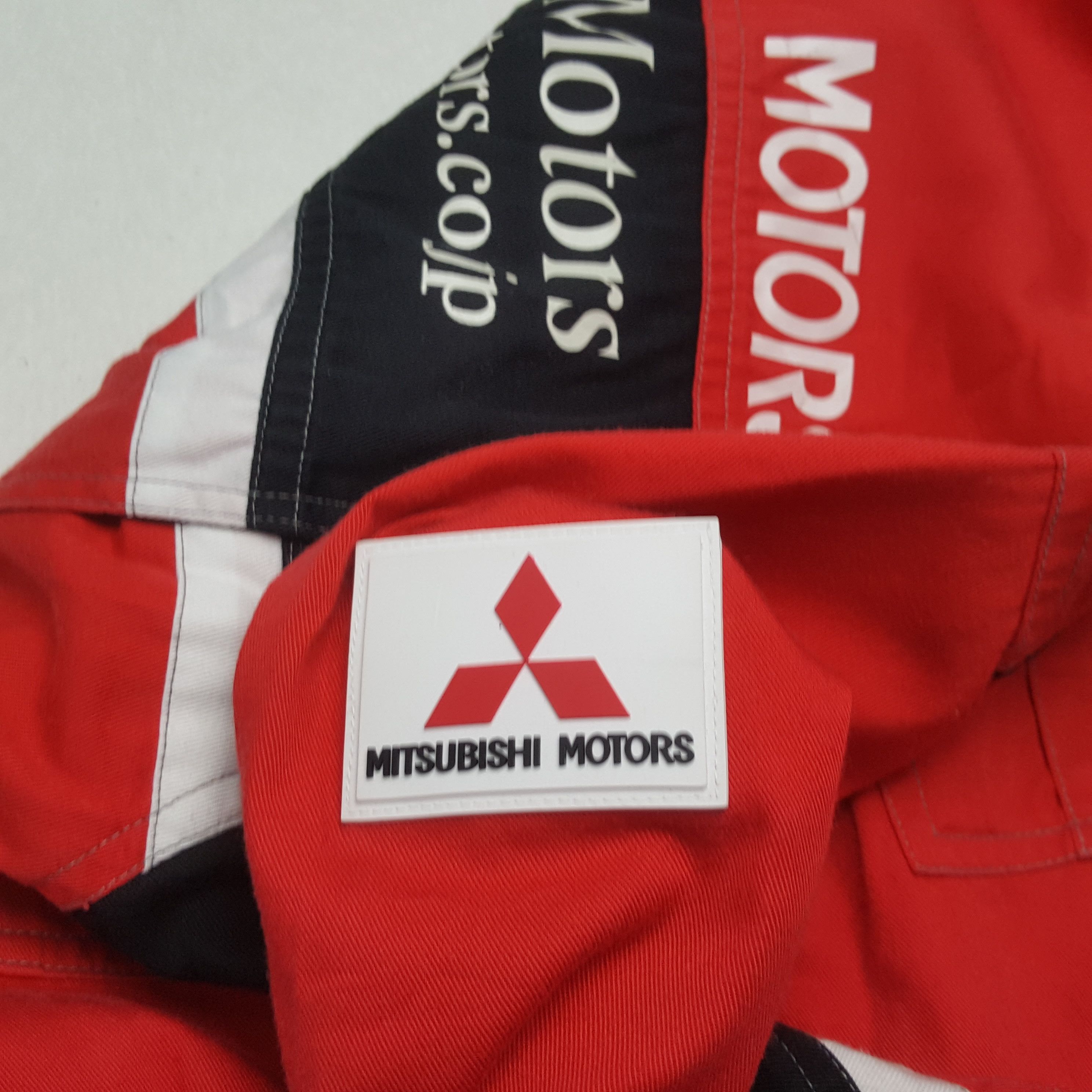 Vintage MITSUBISHI MOTORS Racing Workwear Style Coverall Jacket Size US S / EU 44-46 / 1 - 15 Thumbnail