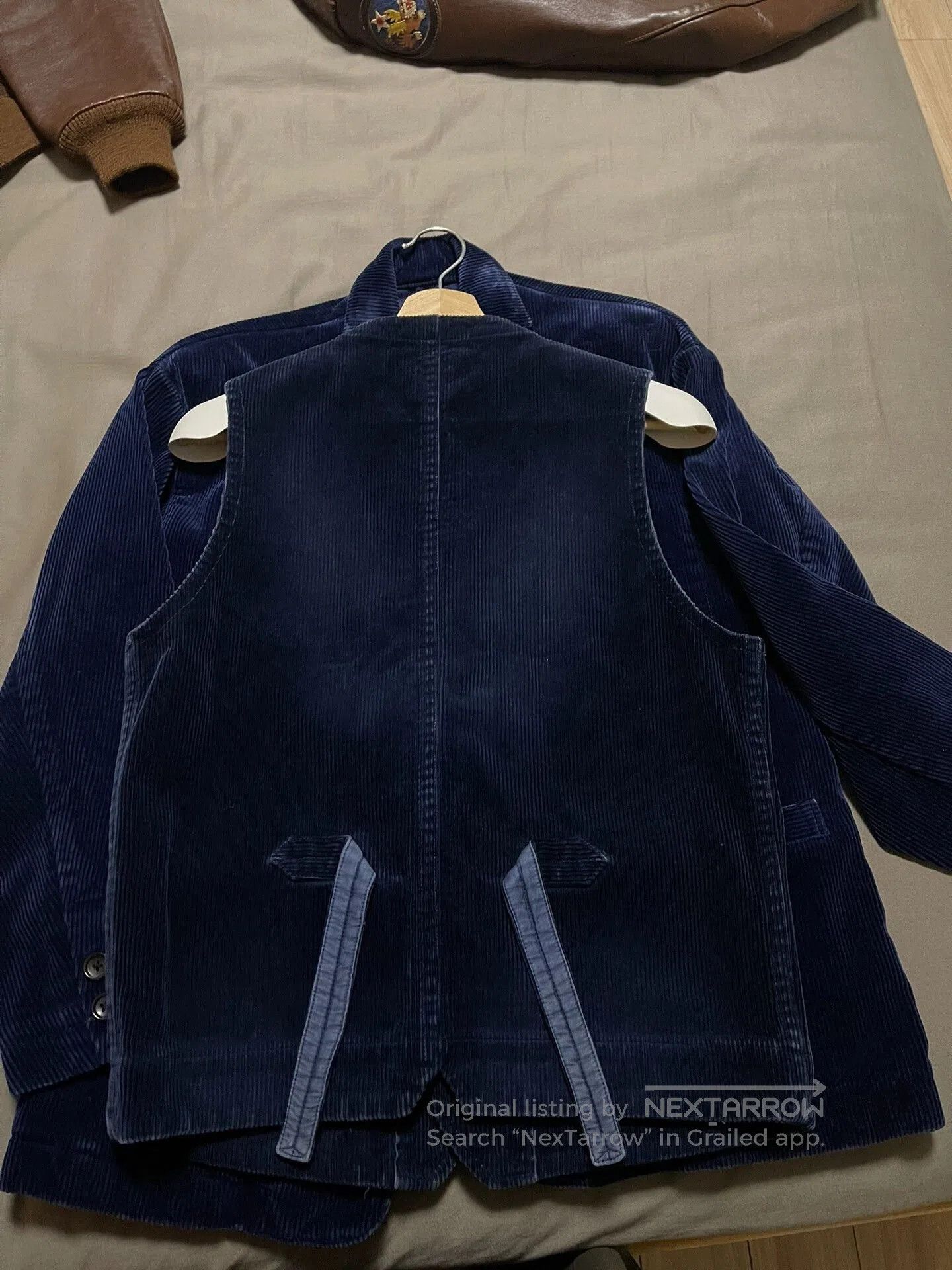 Other blue corduroy vest with pockets. Size US M / EU 48-50 / 2 - 2 Thumbnail