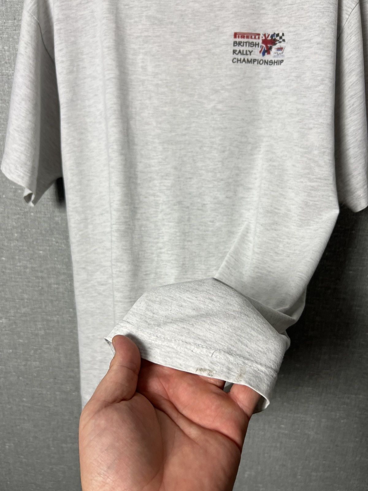 Pirelli Vintage 90s Pirelli British Rally Championship MSA Tee Size US L / EU 52-54 / 3 - 20 Thumbnail