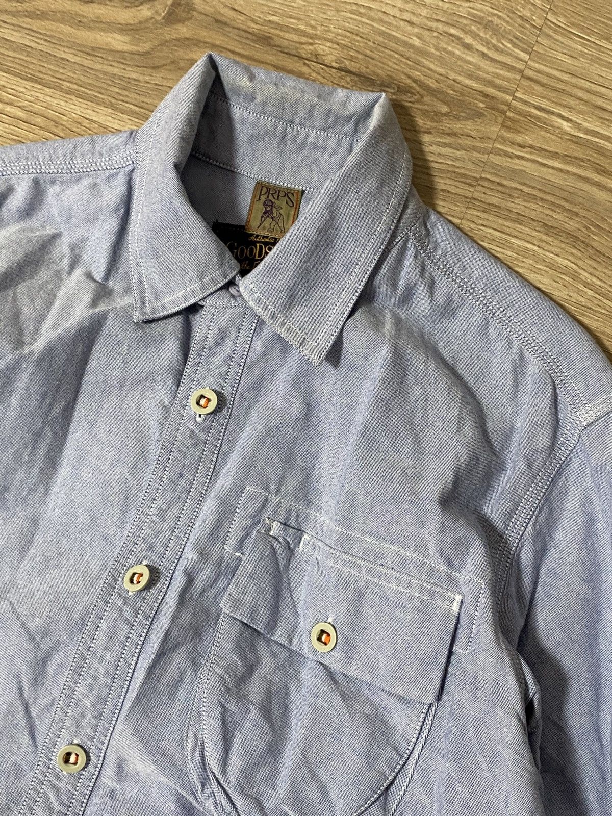 Prps PRPS Japanese Button Shirt Size: L Size US L / EU 52-54 / 3 - 3 Thumbnail