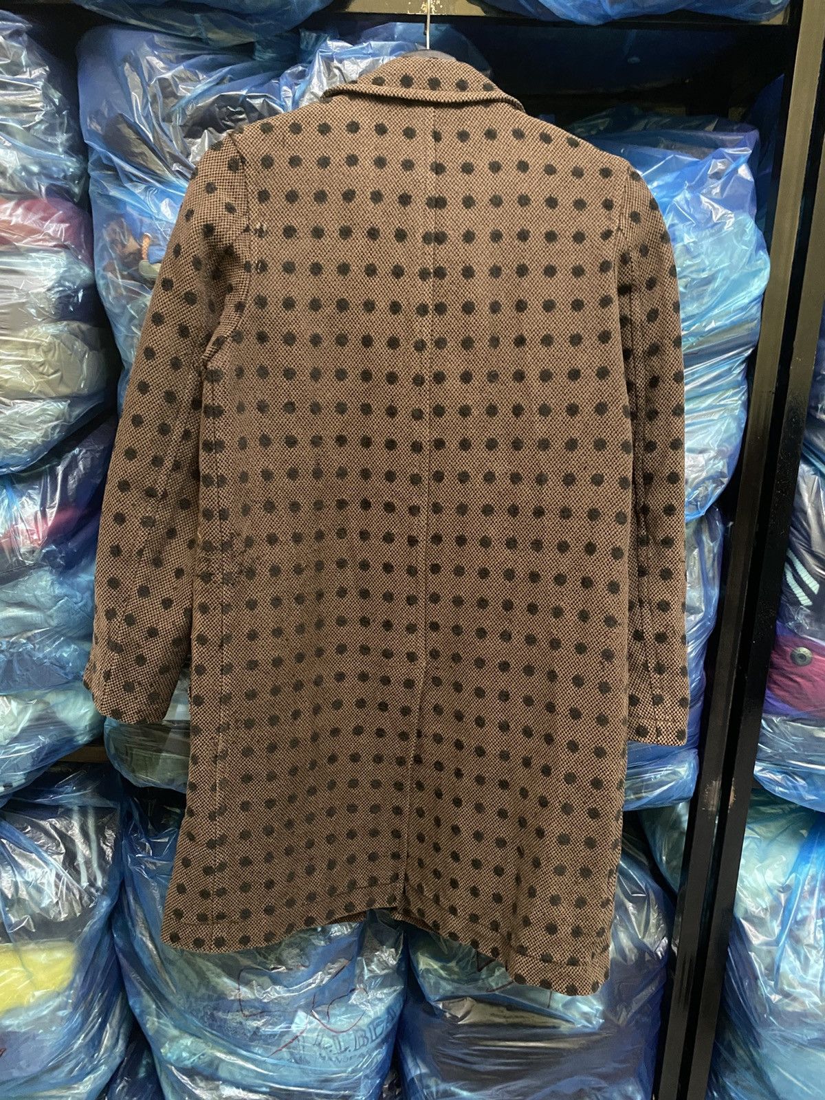 Comme des Garcons Robe de Chambre COMME des GARÇONS Polka Dot Long Coat Size S / US 4 / IT 40 - 14 Thumbnail