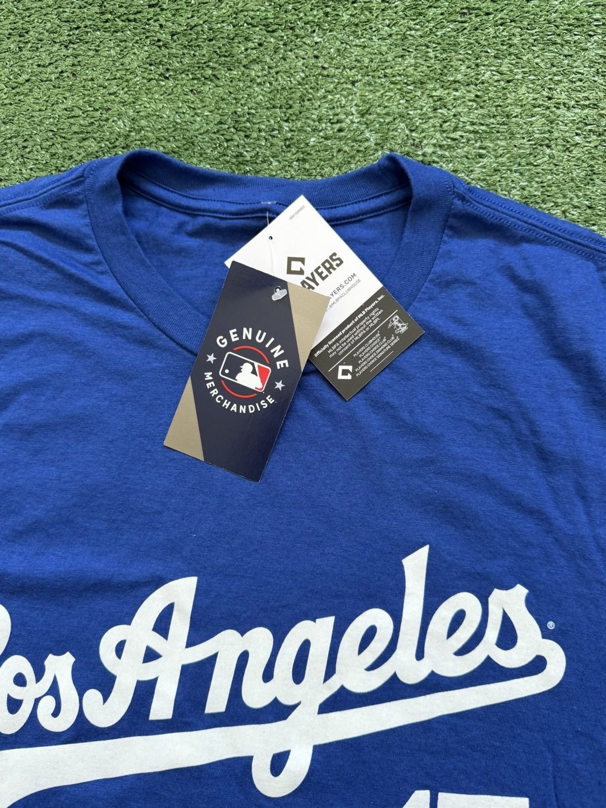 Majestic Majestic Los Angeles Dodgers #17 Shohei Ohtani Men's Blue Size US XL / EU 56 / 4 - 3 Thumbnail