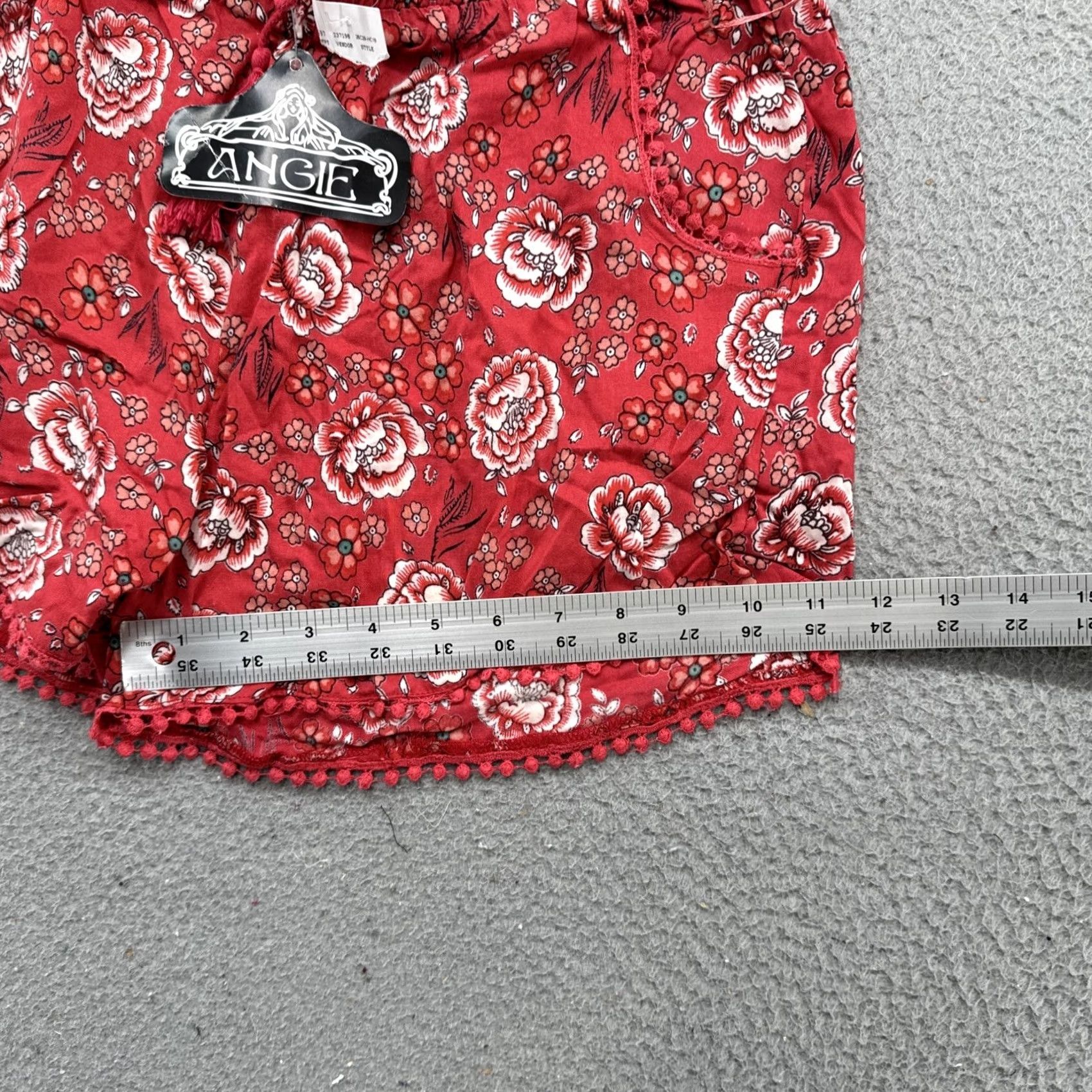Vintage Angie Women’s Boho Floral Shorts in Size Medium NEW Size 32" / US 10 / IT 46 - 7 Thumbnail