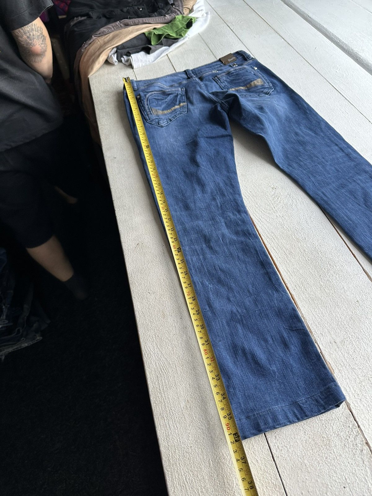 Vintage 🚨Gothic D&G Regular Slim relax DOLCE Jeans Womens Size 29" - 10 Thumbnail