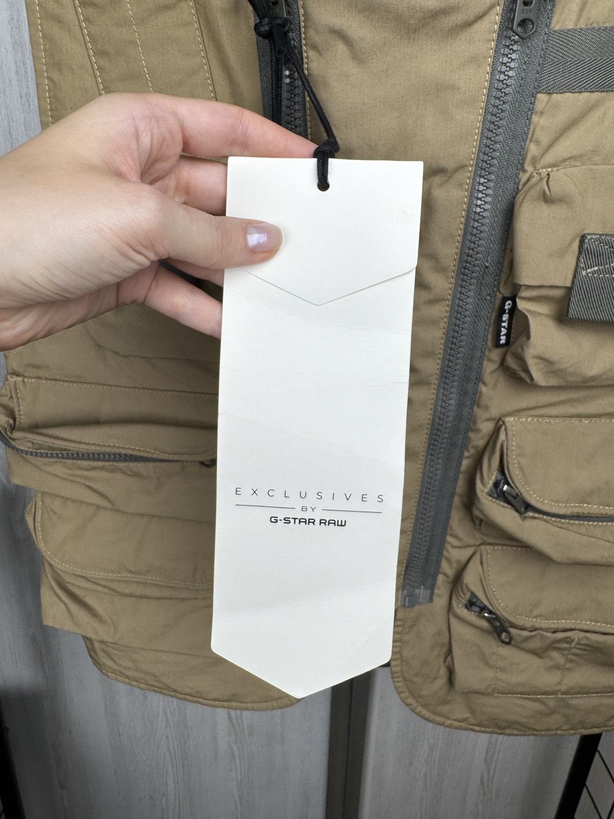 G-Star G-Star Raw E 3D Multi Pockets Poplin Vest Sand Beige Size US S / EU 44-46 / 1 - 17 Thumbnail