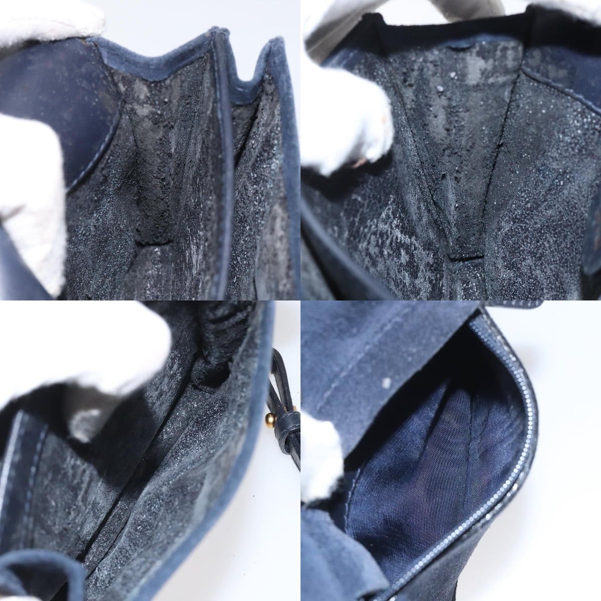 Gucci GUCCI Shoulder Bag Suede Navy Size ONE SIZE - 12 Thumbnail