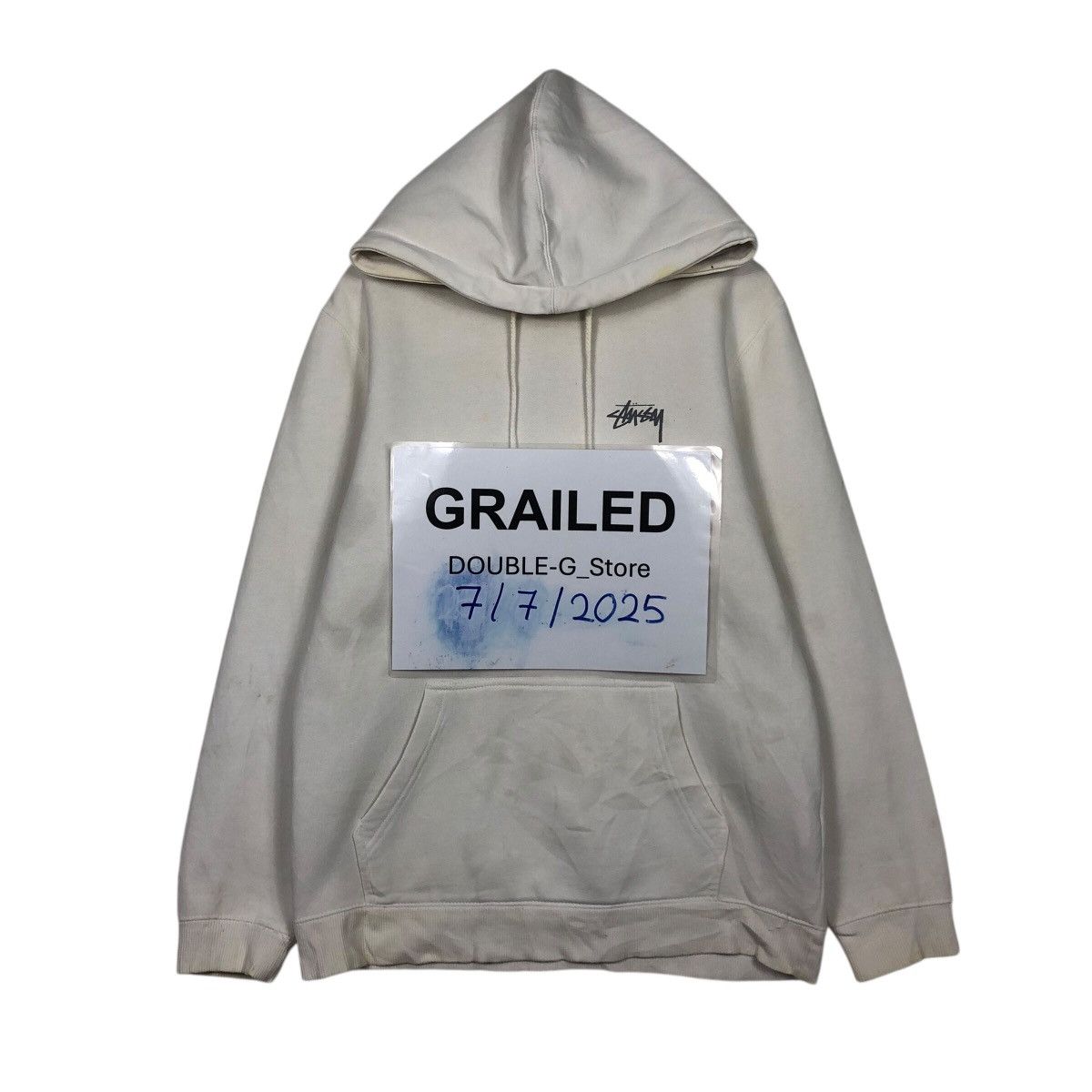 Stussy 📌Vintage Sweatshirt Hoodie Pull Over Stussy Big Logo Size US M / EU 48-50 / 2 - 2 Thumbnail