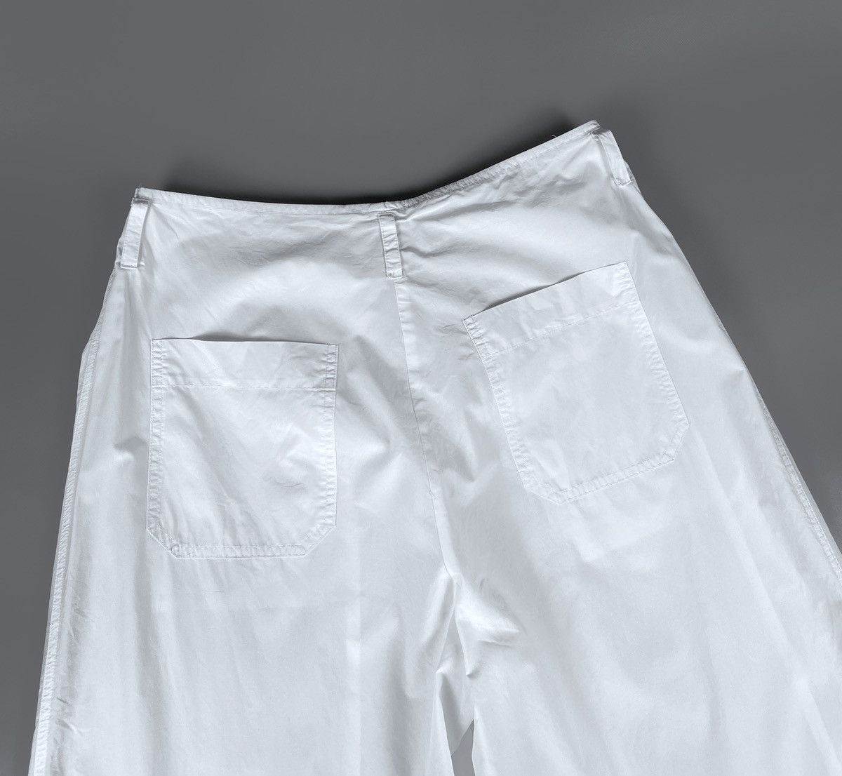 Rundholz Women's Rundholz Black Label White Baggy Fit Pants Size M L Size 31" - 10 Thumbnail