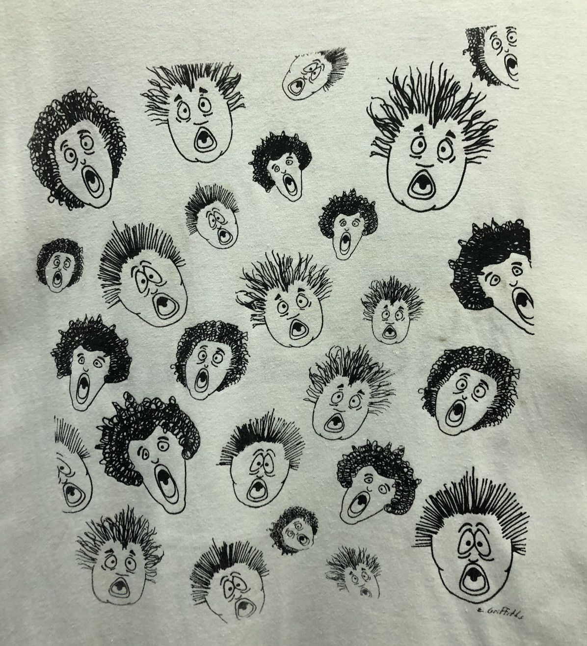 Vintage Vintage Fruit Of The Loom E.Griffiths Made In Usa T-Shirt Size US L / EU 52-54 / 3 - 3 Thumbnail