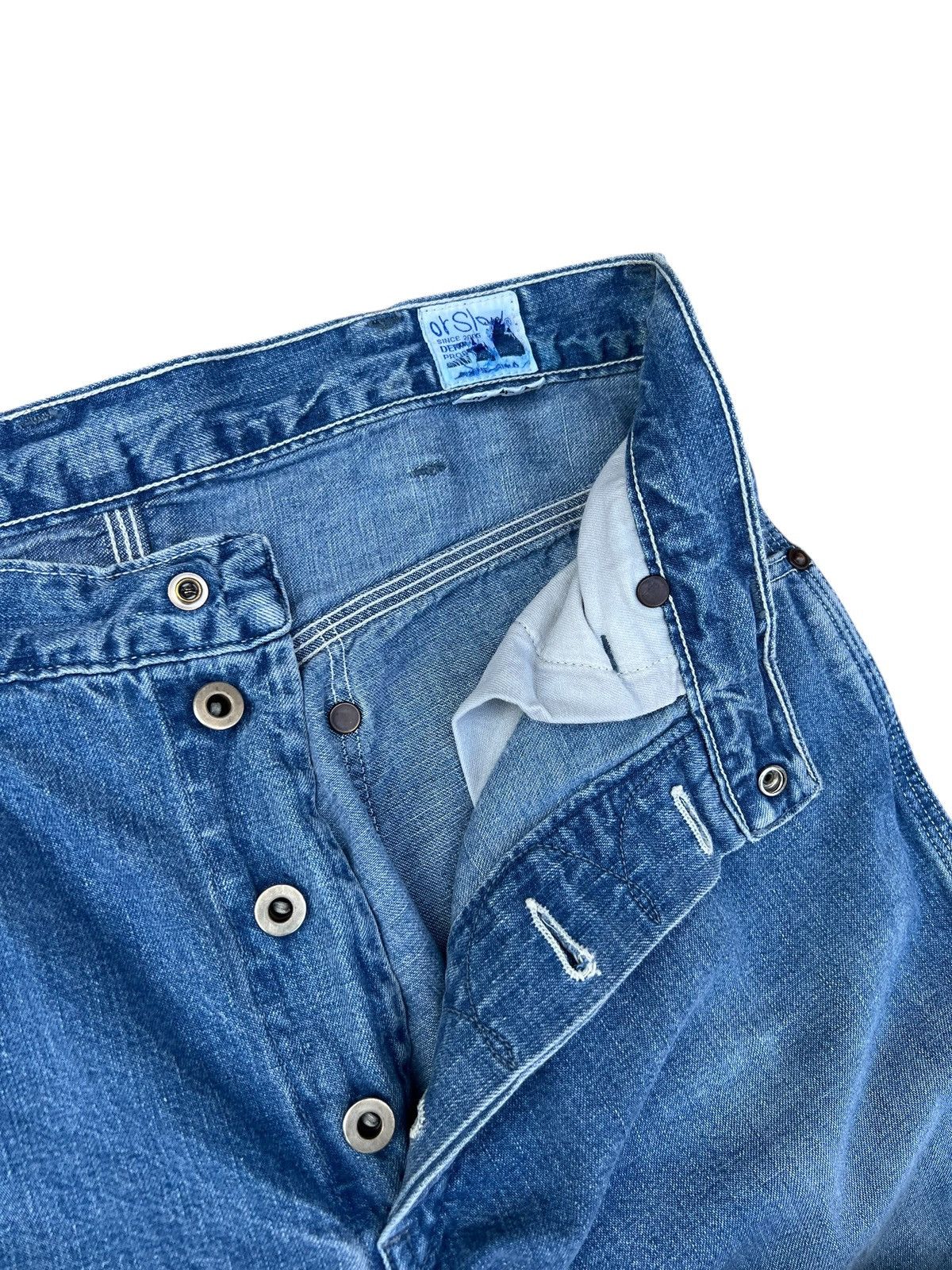Orslow Orslow X Sunny Side Up Japan Reconstruct Baggy Denim Jeans Size US 30 / EU 46 - 7 Thumbnail