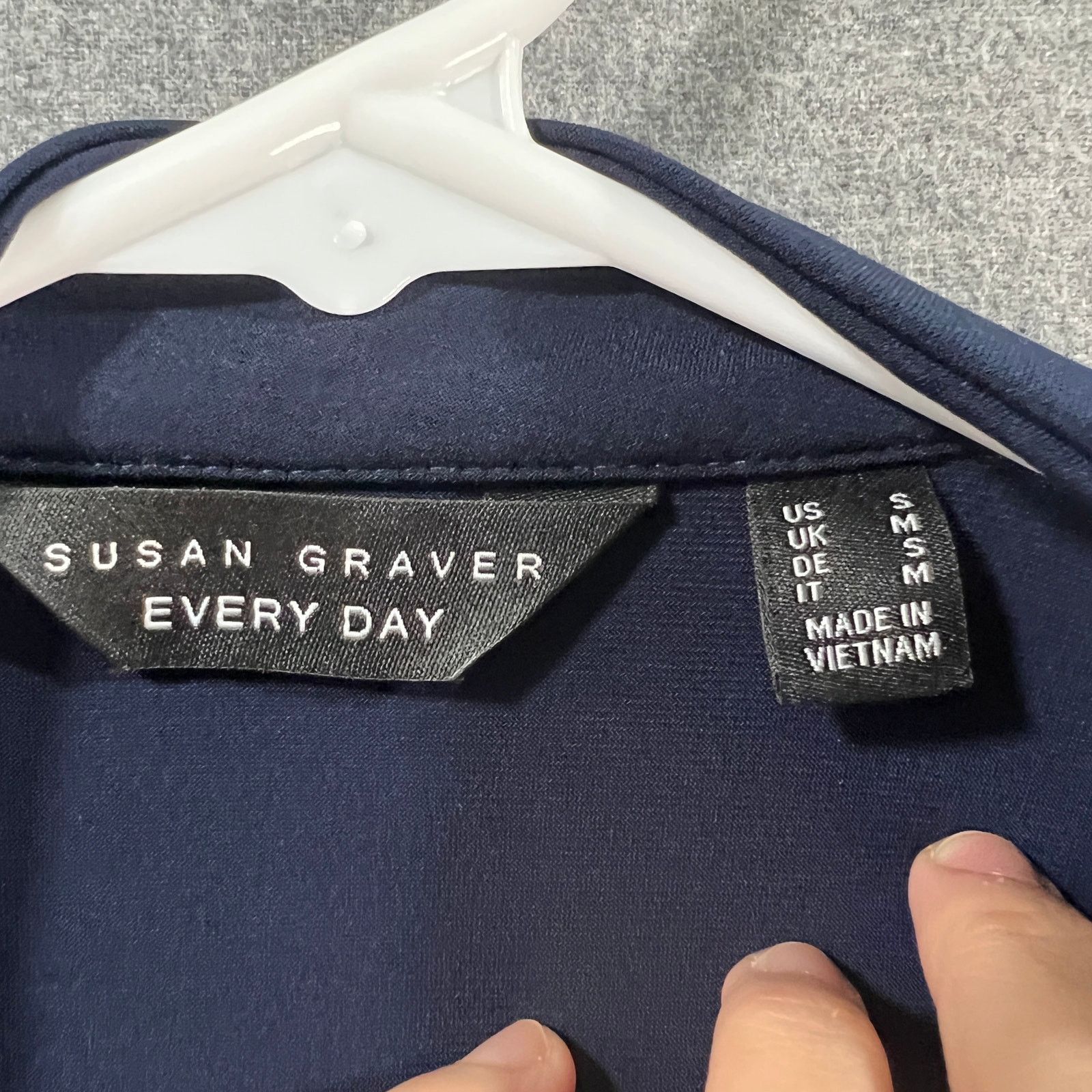 Other Every Day by Susan Graver Liquid Knit Anorak Style Size S / US 4 / IT 40 - 5 Thumbnail