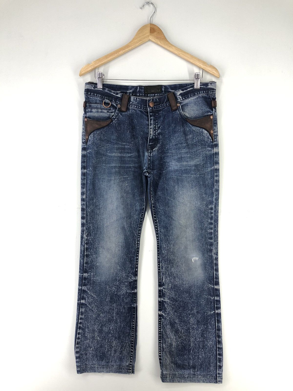 Japanese Brand Japanese Brand Chil Deric ll Distressed Faded Blue Jeans Size US 32 / EU 48 - 1 Thumbnail